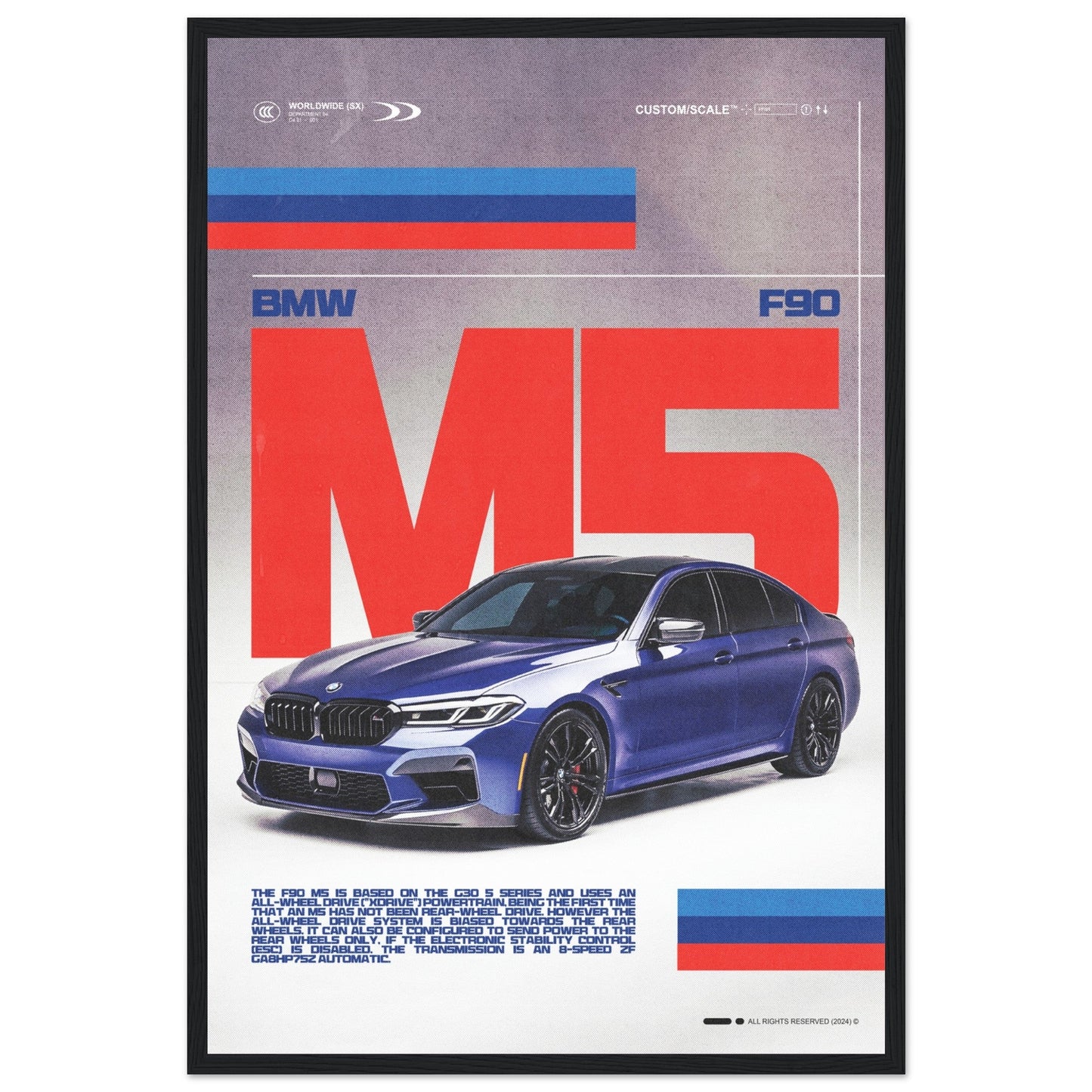 BMW M5 F90 POSTER - ChordPrints