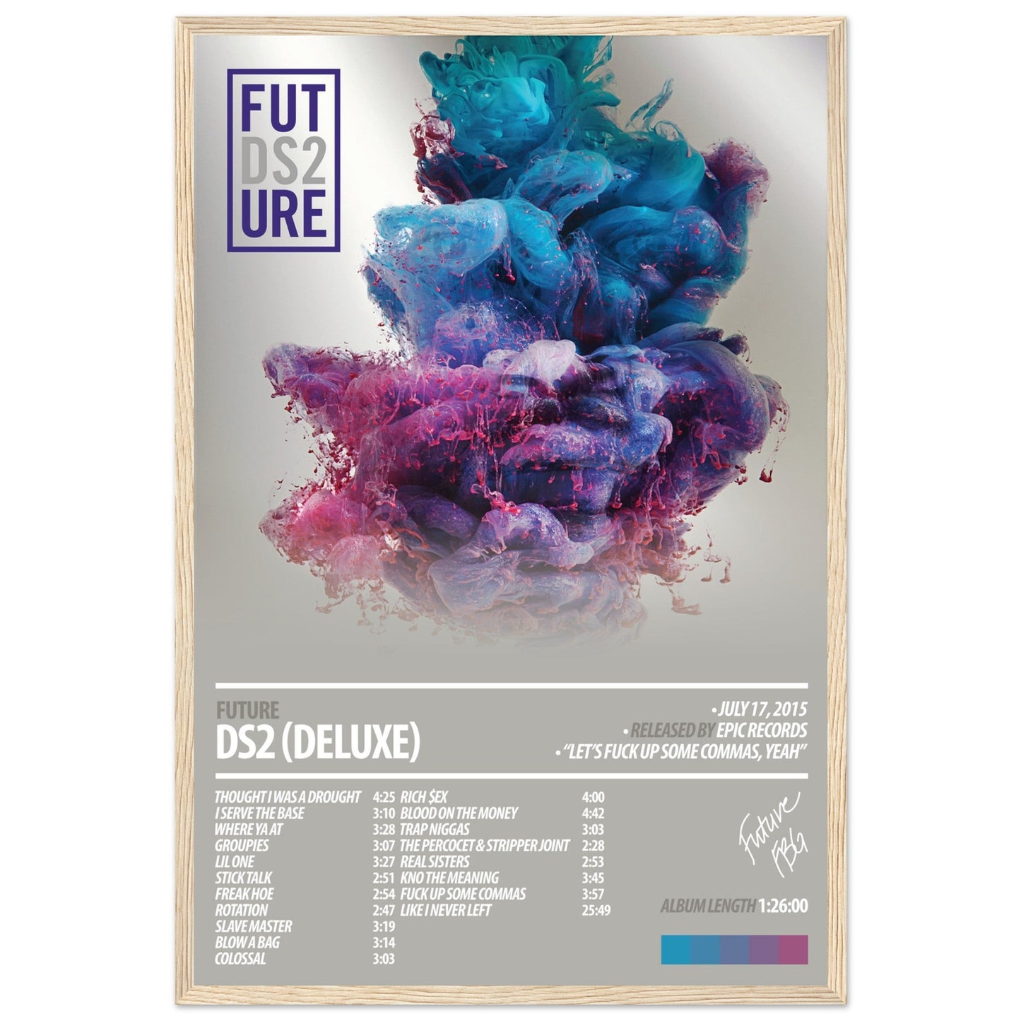 FUTURE Album Poster | DS2 (Deluxe) - ChordPrints