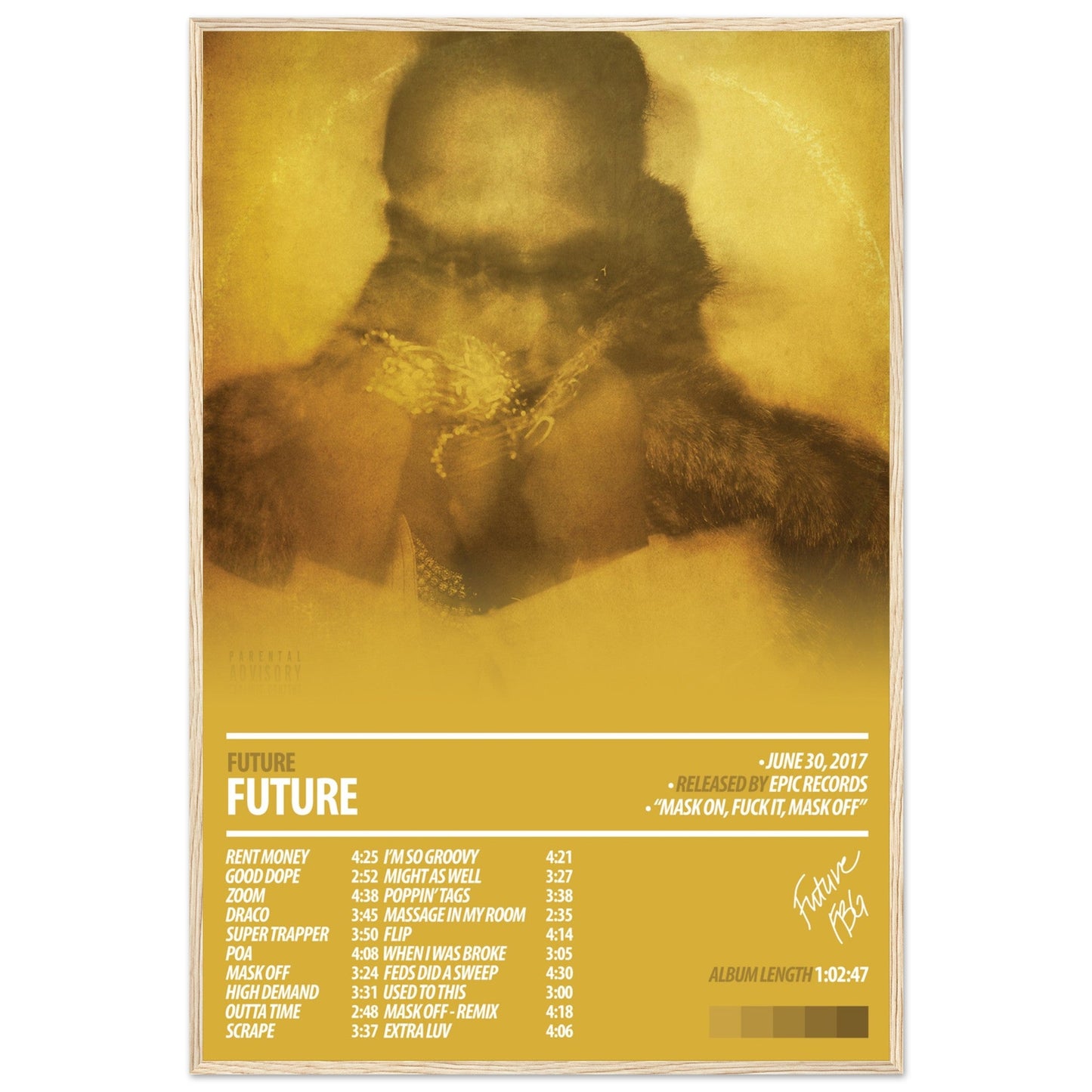 FUTURE Album Poster | FUTURE - ChordPrints