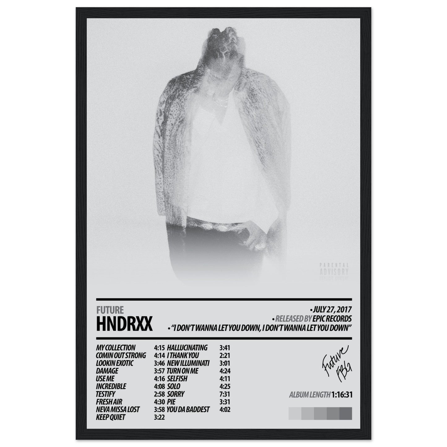FUTURE Album Poster | HNDRXX - ChordPrints