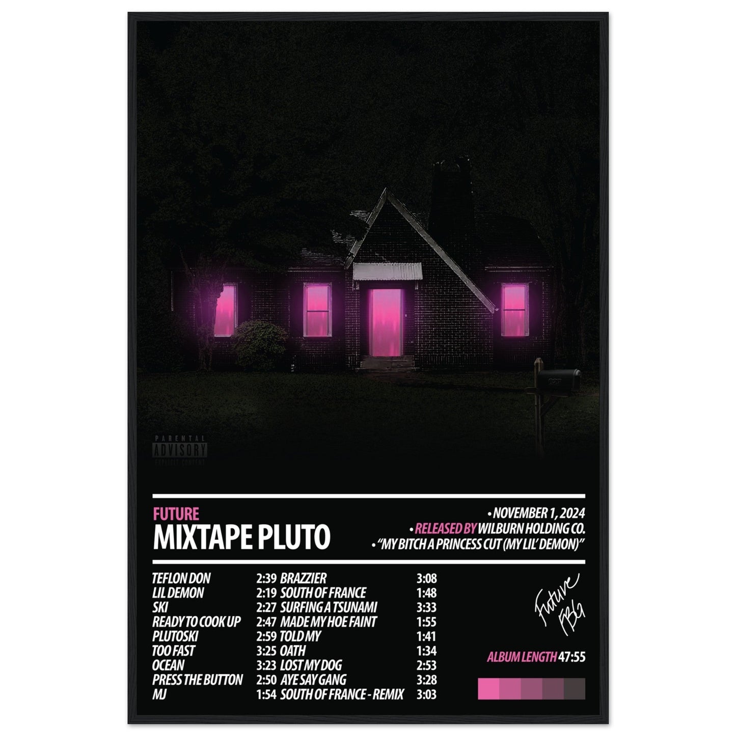 FUTURE Album Poster | MIXTAPE PLUTO - ChordPrints