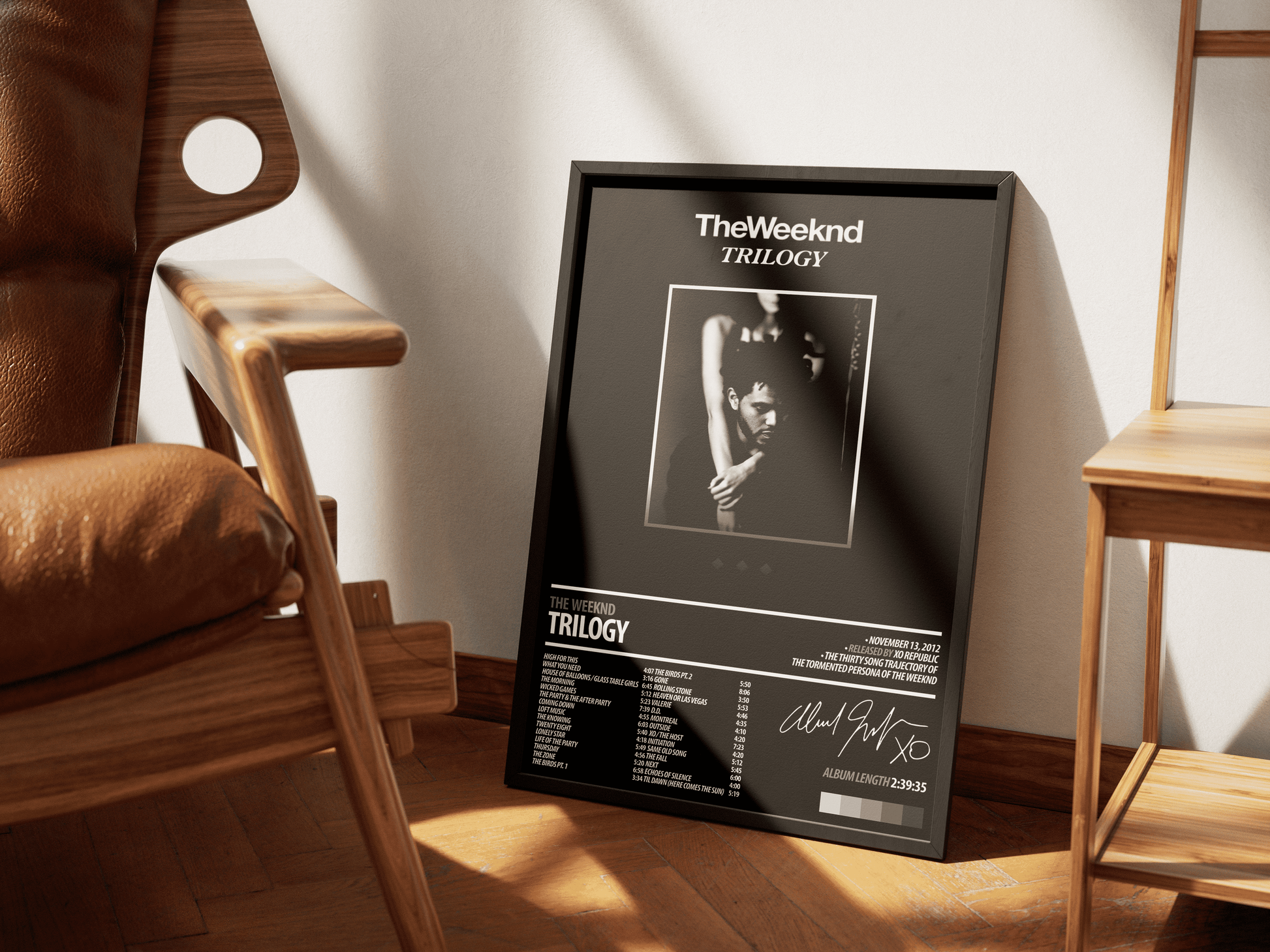 THE WEEKND Album Poster | Trilogy - ChordPrints