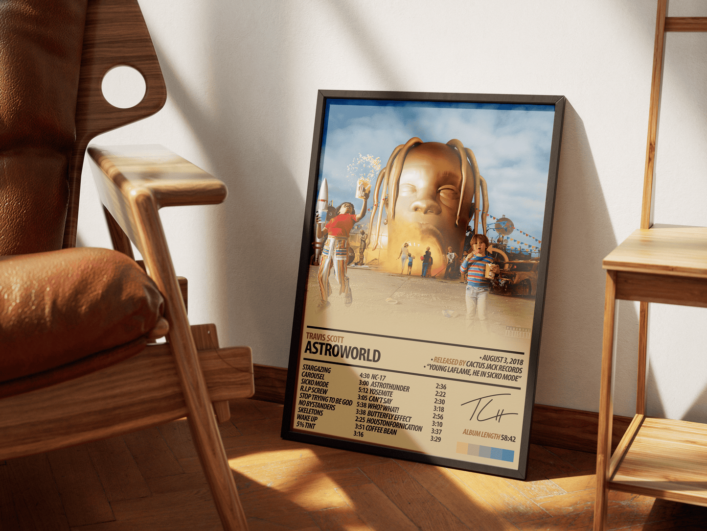 TRAVIS SCOTT Album Poster | Astroworld - ChordPrints