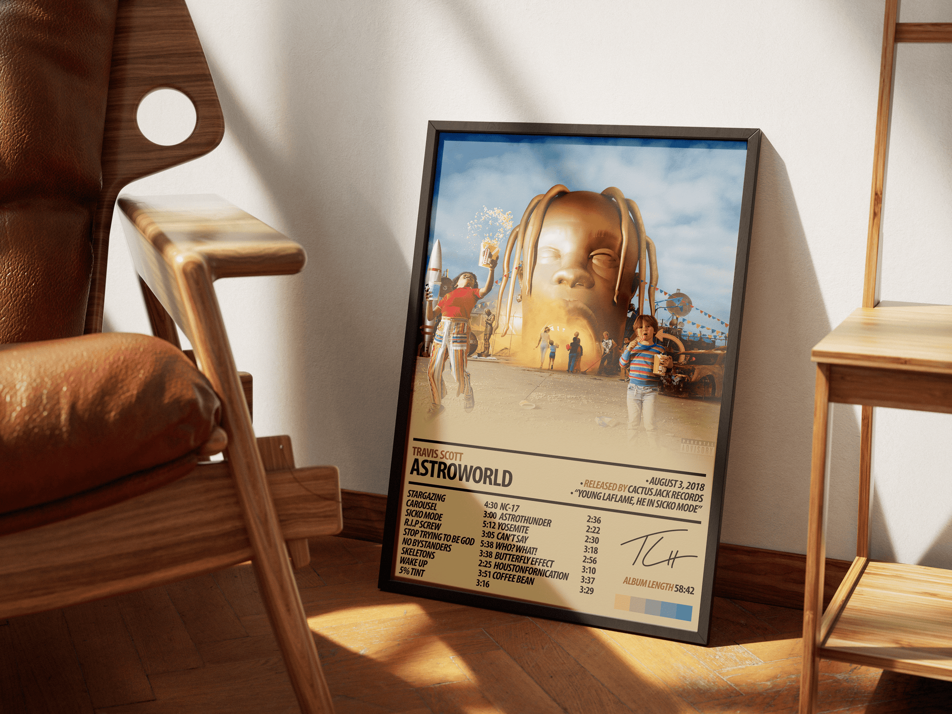 TRAVIS SCOTT Album Poster | Astroworld - ChordPrints