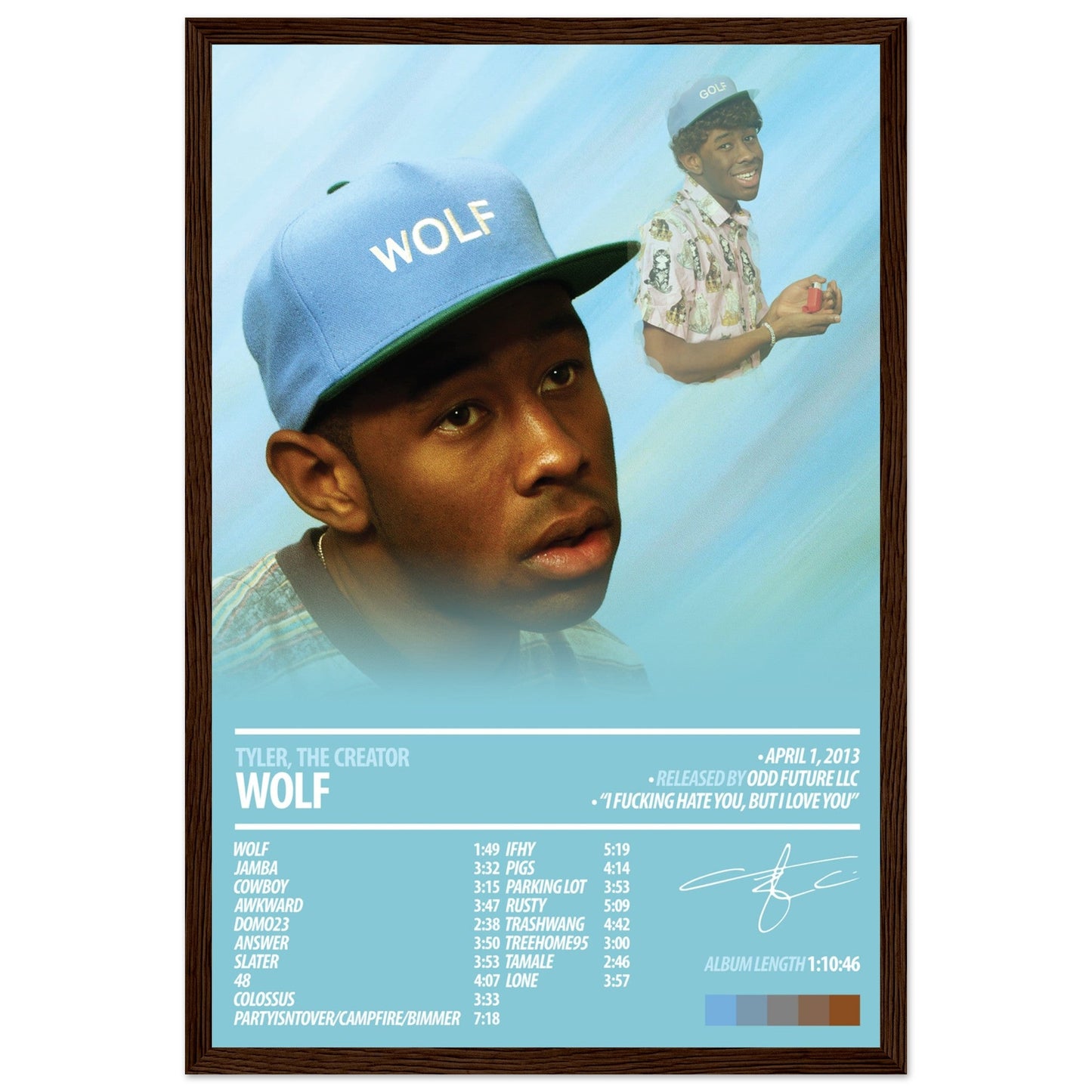 TYLER, THE CREATOR Album Poster | Wolf - ChordPrints