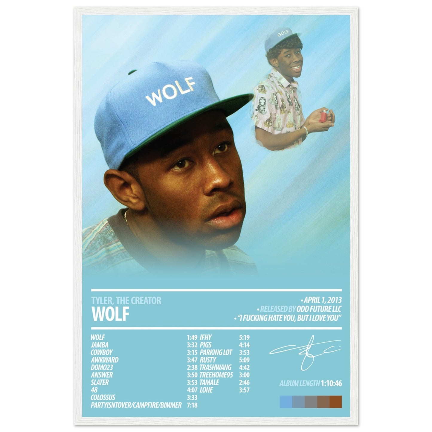 TYLER, THE CREATOR Album Poster | Wolf - ChordPrints