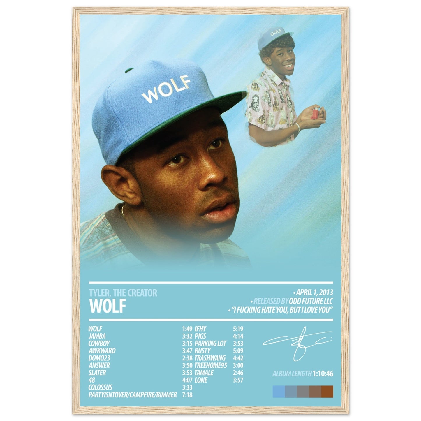 TYLER, THE CREATOR Album Poster | Wolf - ChordPrints