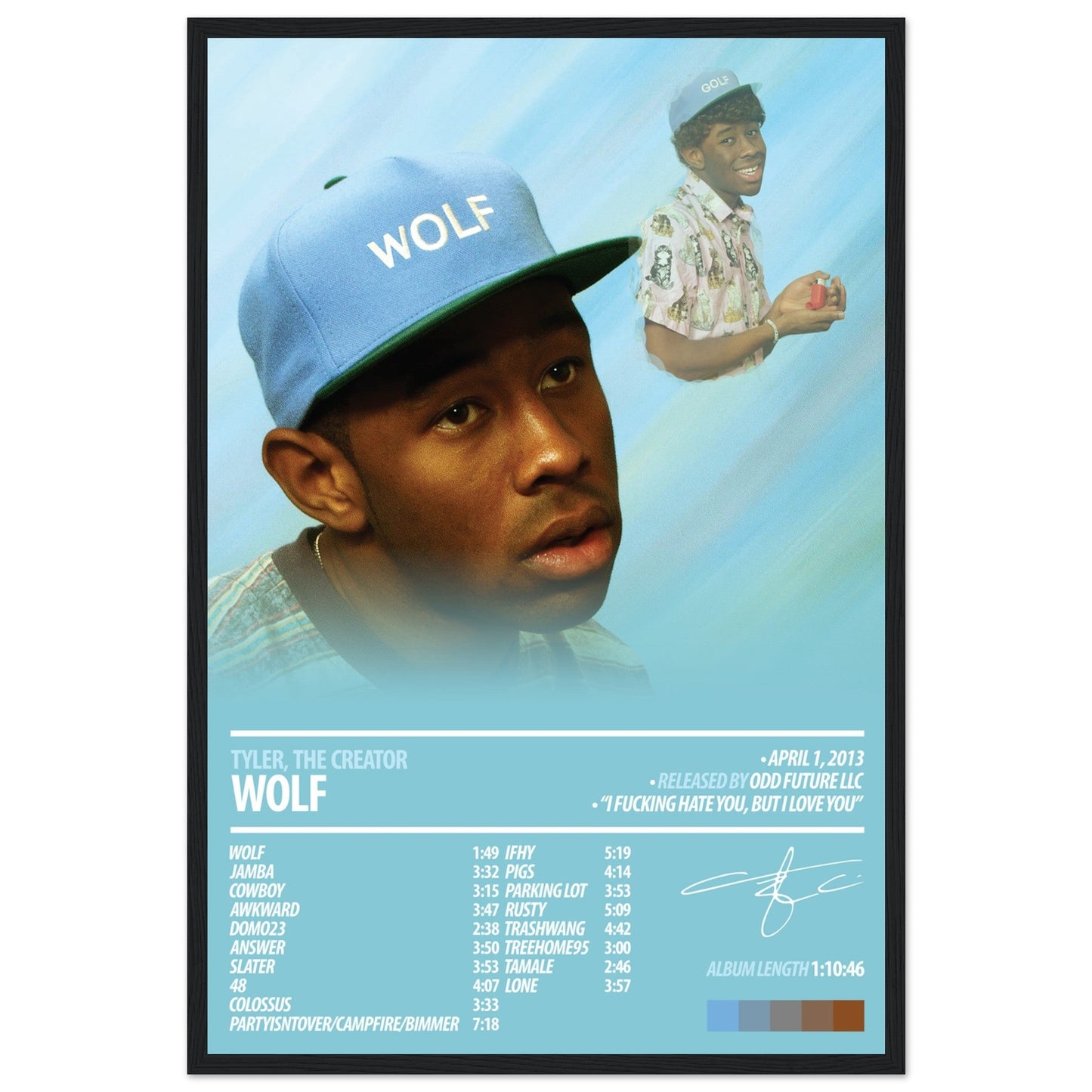 TYLER, THE CREATOR Album Poster | Wolf - ChordPrints