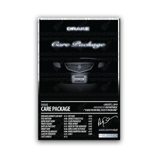 DRAKE Album Poster | Care Package