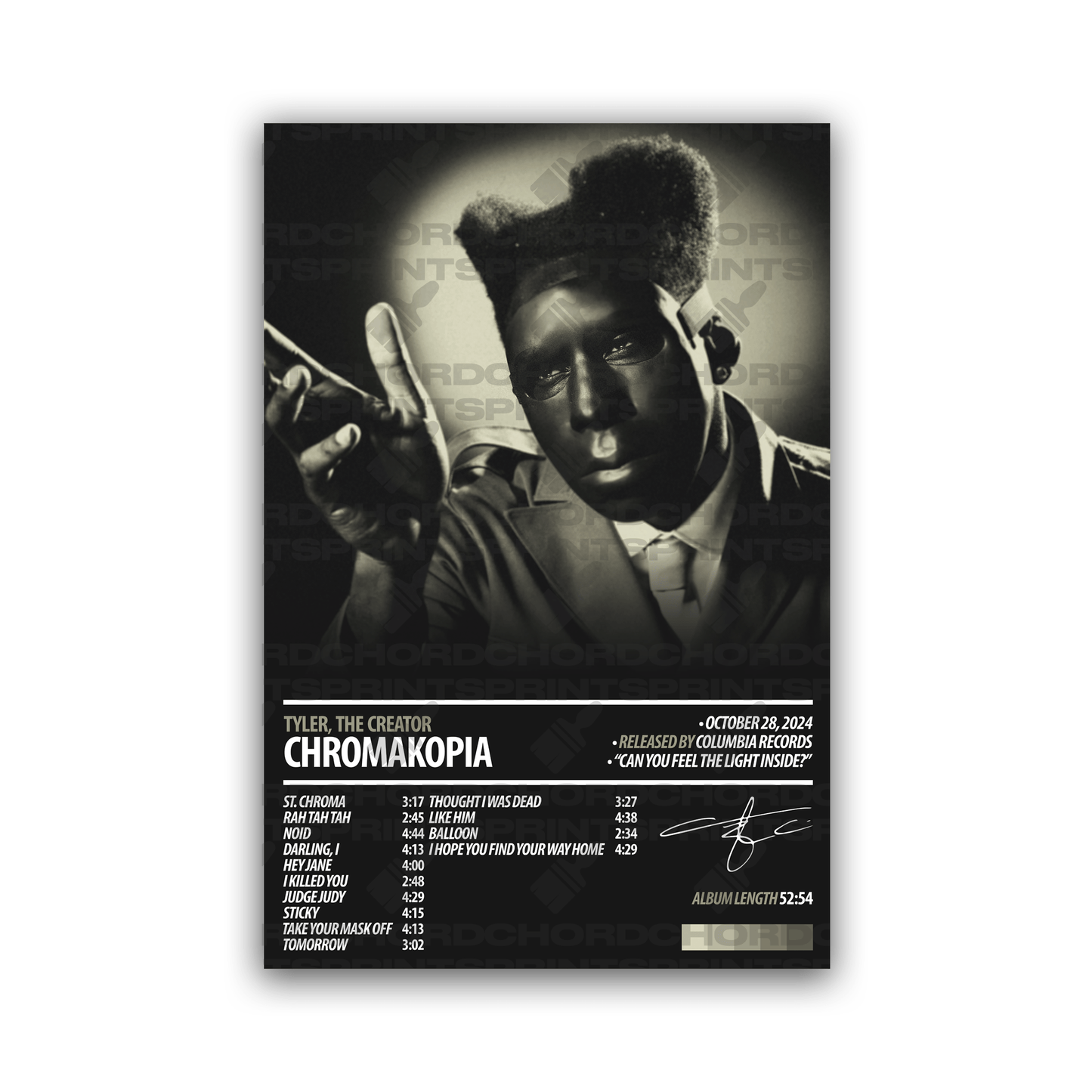 TYLER, THE CREATOR Album Poster | CHROMAKOPIA