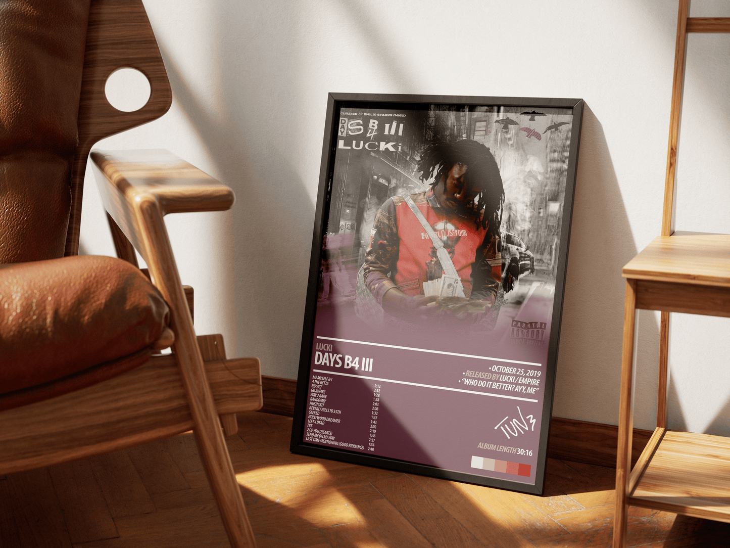 LUCKI Album Poster | Days B4 III