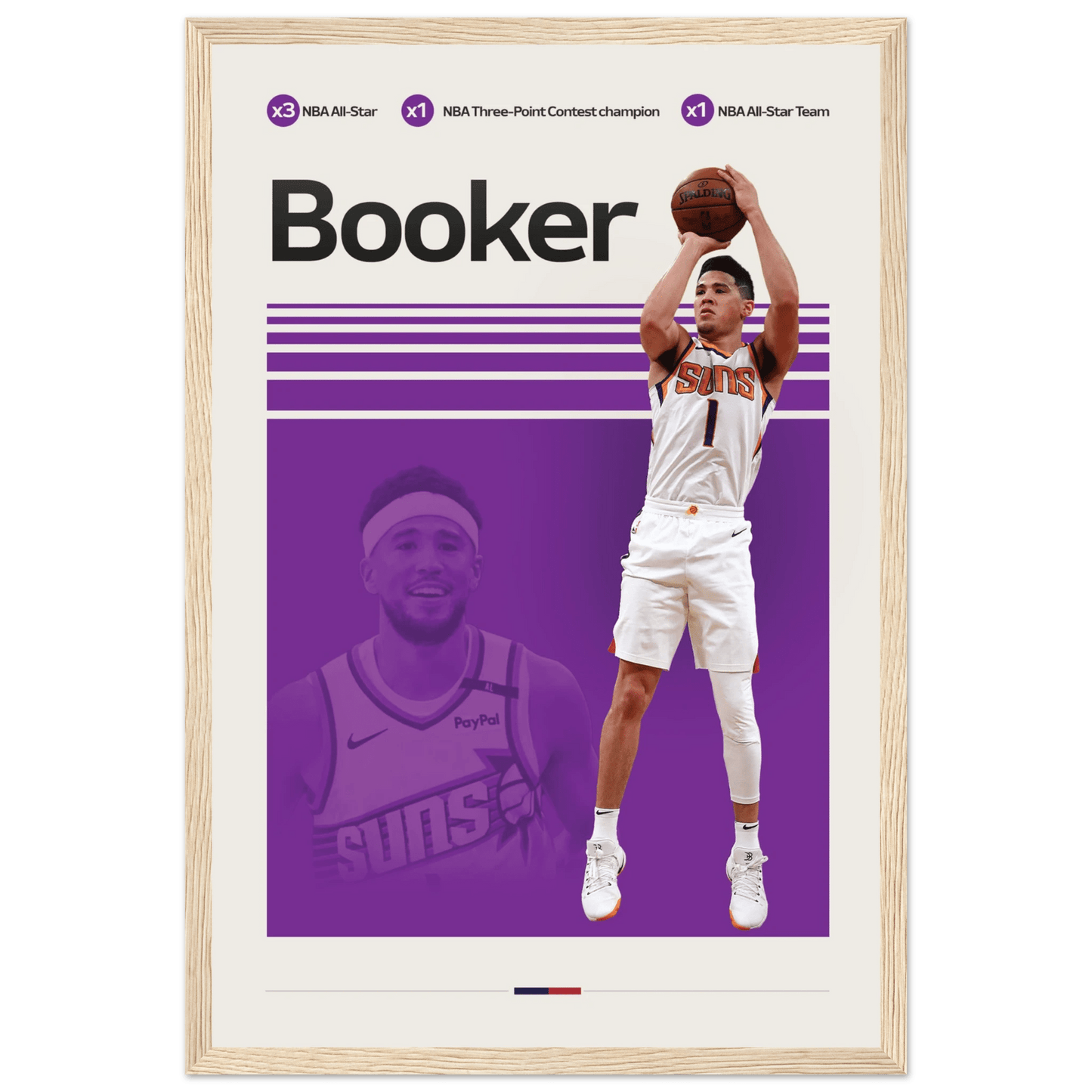 DEVIN BOOKER | BASKETBALL POSTER - ChordPrints