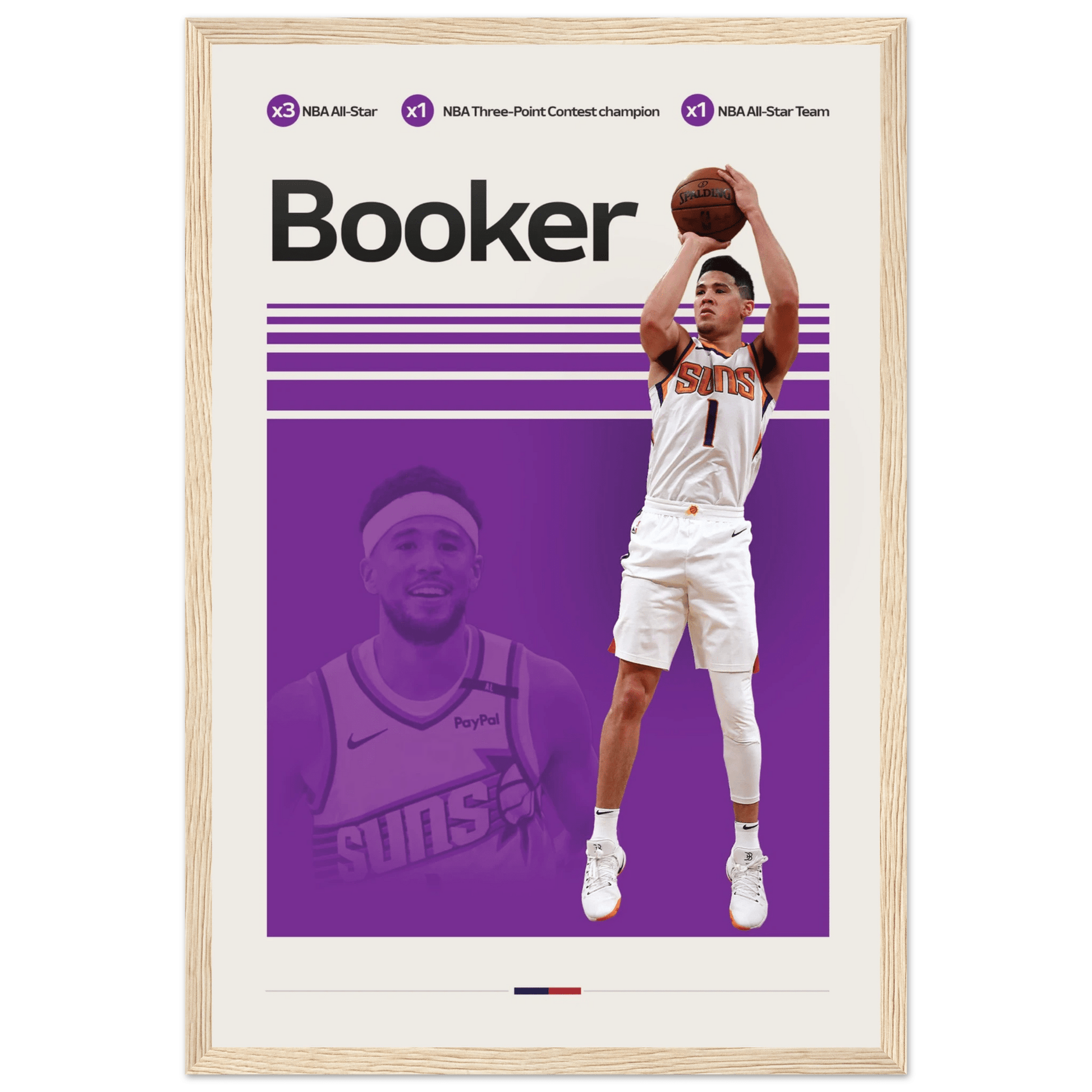 DEVIN BOOKER | BASKETBALL POSTER - ChordPrints