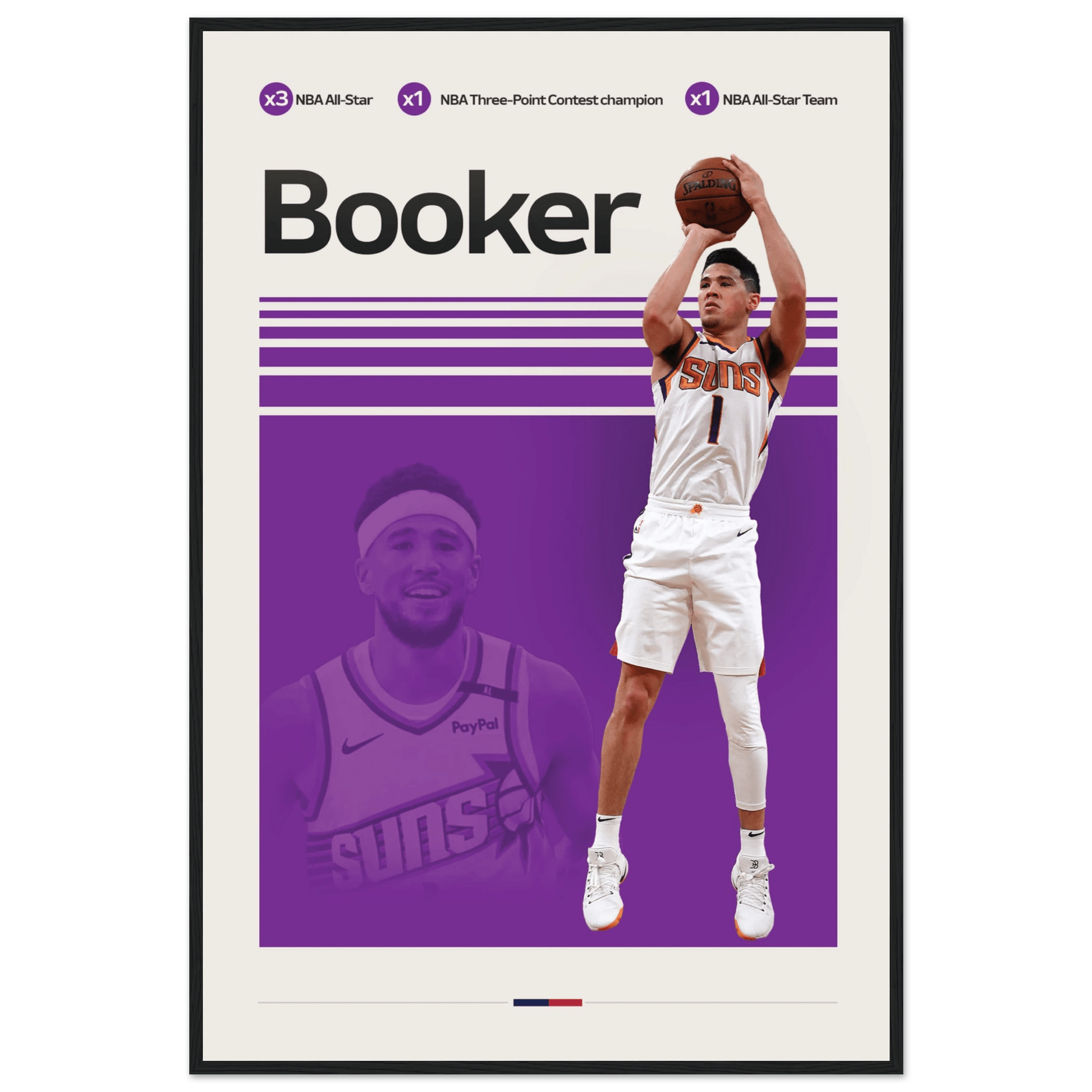 DEVIN BOOKER | BASKETBALL POSTER - ChordPrints