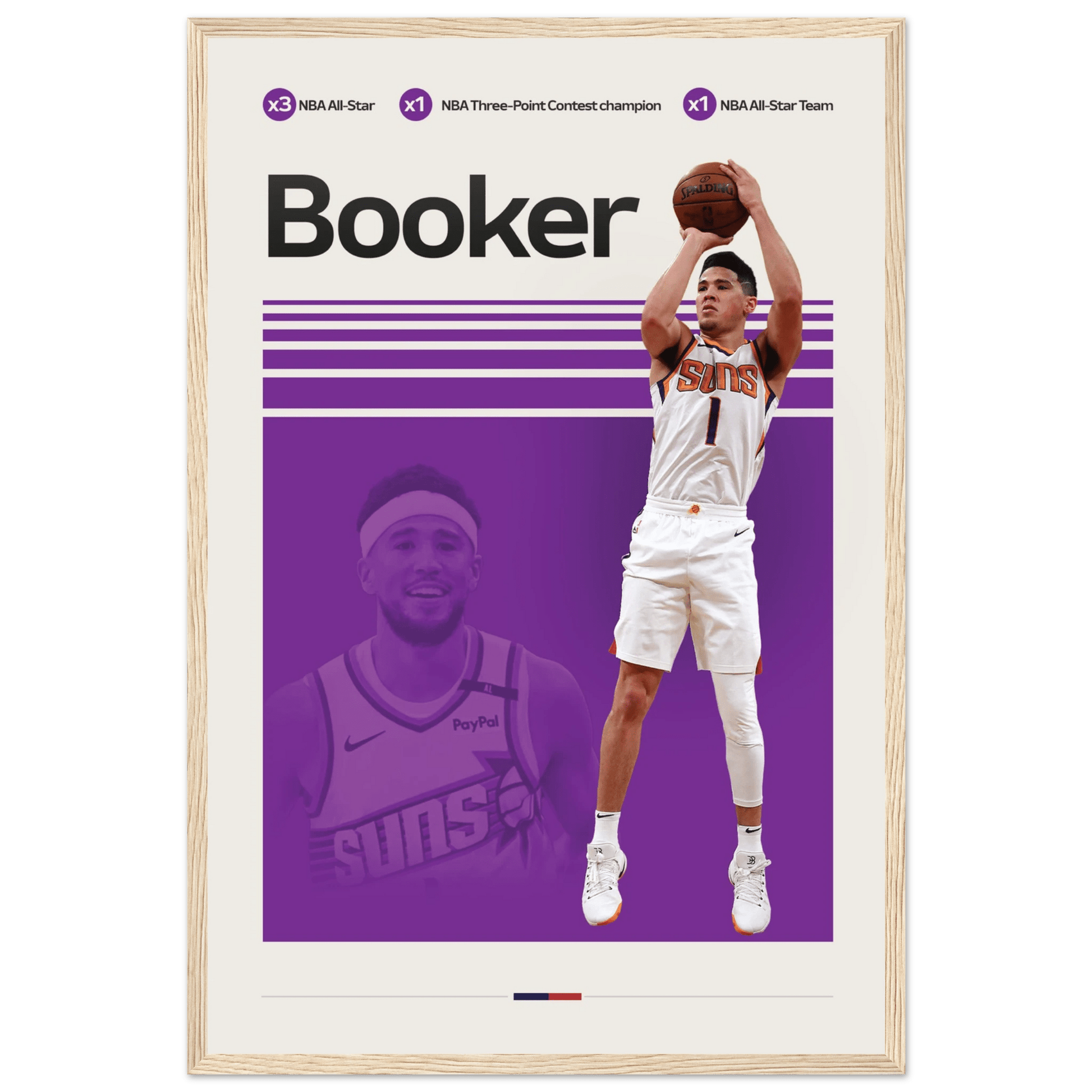 DEVIN BOOKER | BASKETBALL POSTER - ChordPrints