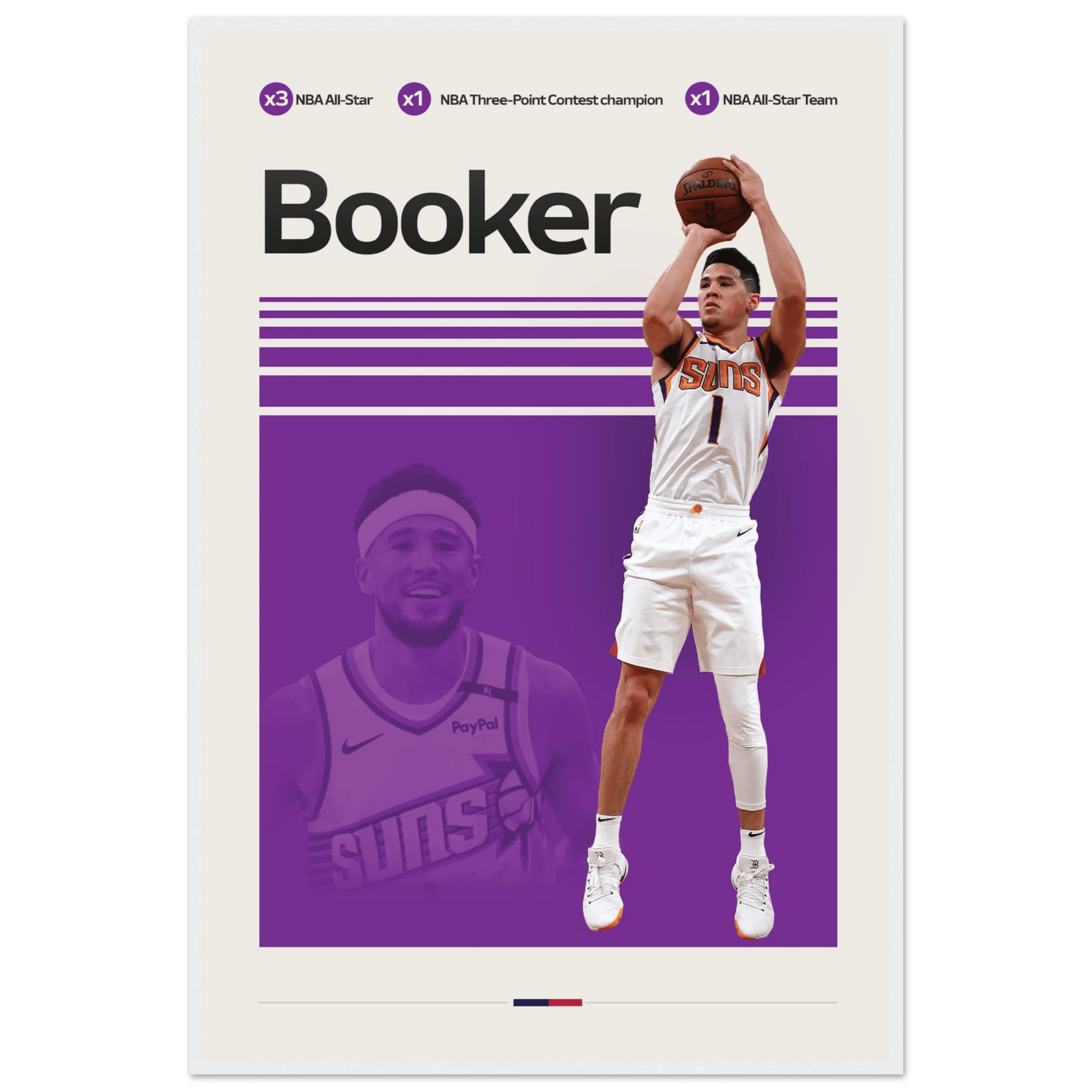 DEVIN BOOKER | BASKETBALL POSTER - ChordPrints