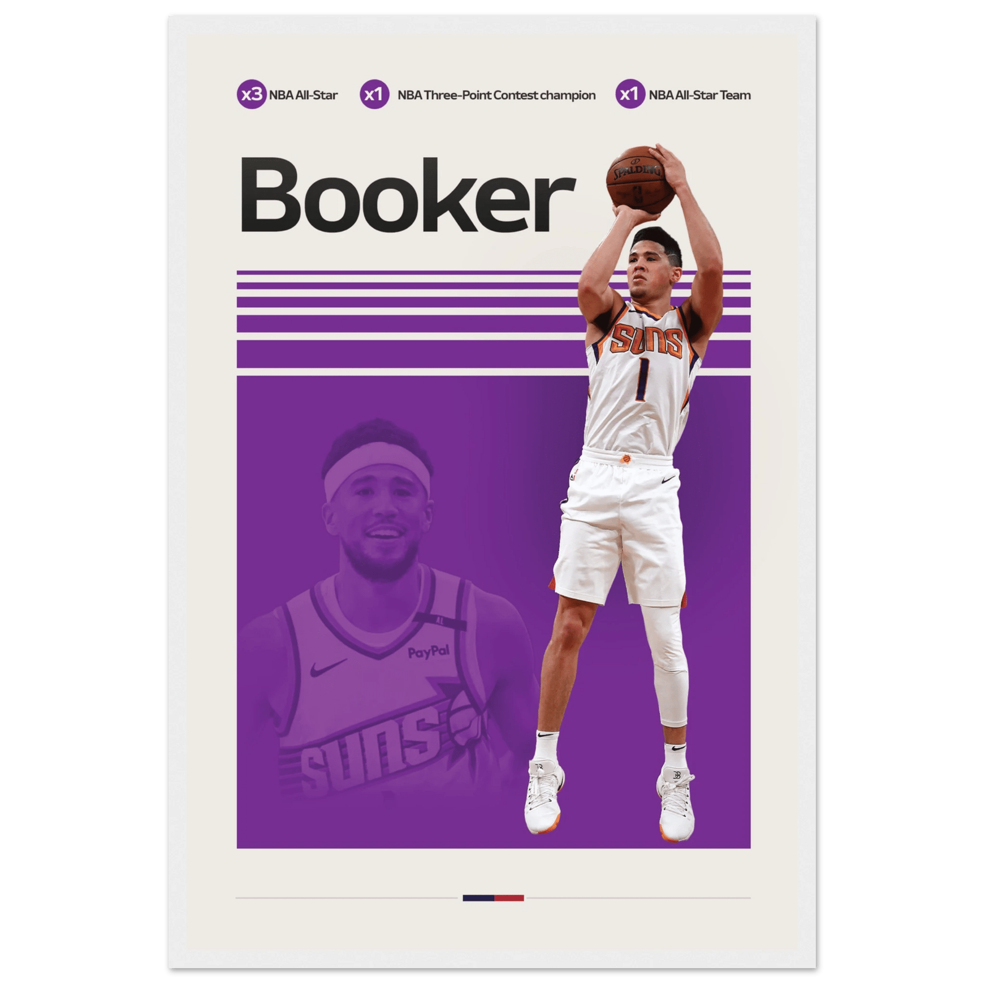 DEVIN BOOKER | BASKETBALL POSTER - ChordPrints