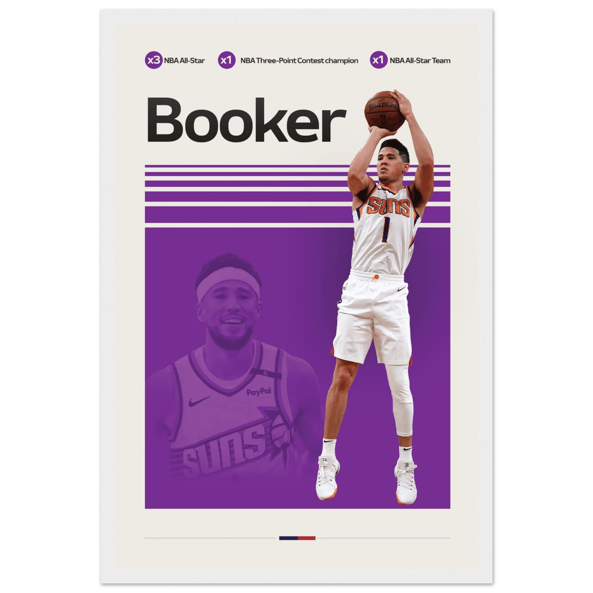 DEVIN BOOKER | BASKETBALL POSTER - ChordPrints