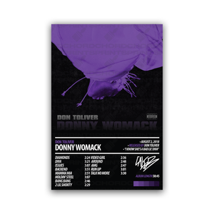 DON TOLIVER Album Poster | Donny Womack - ChordPrints