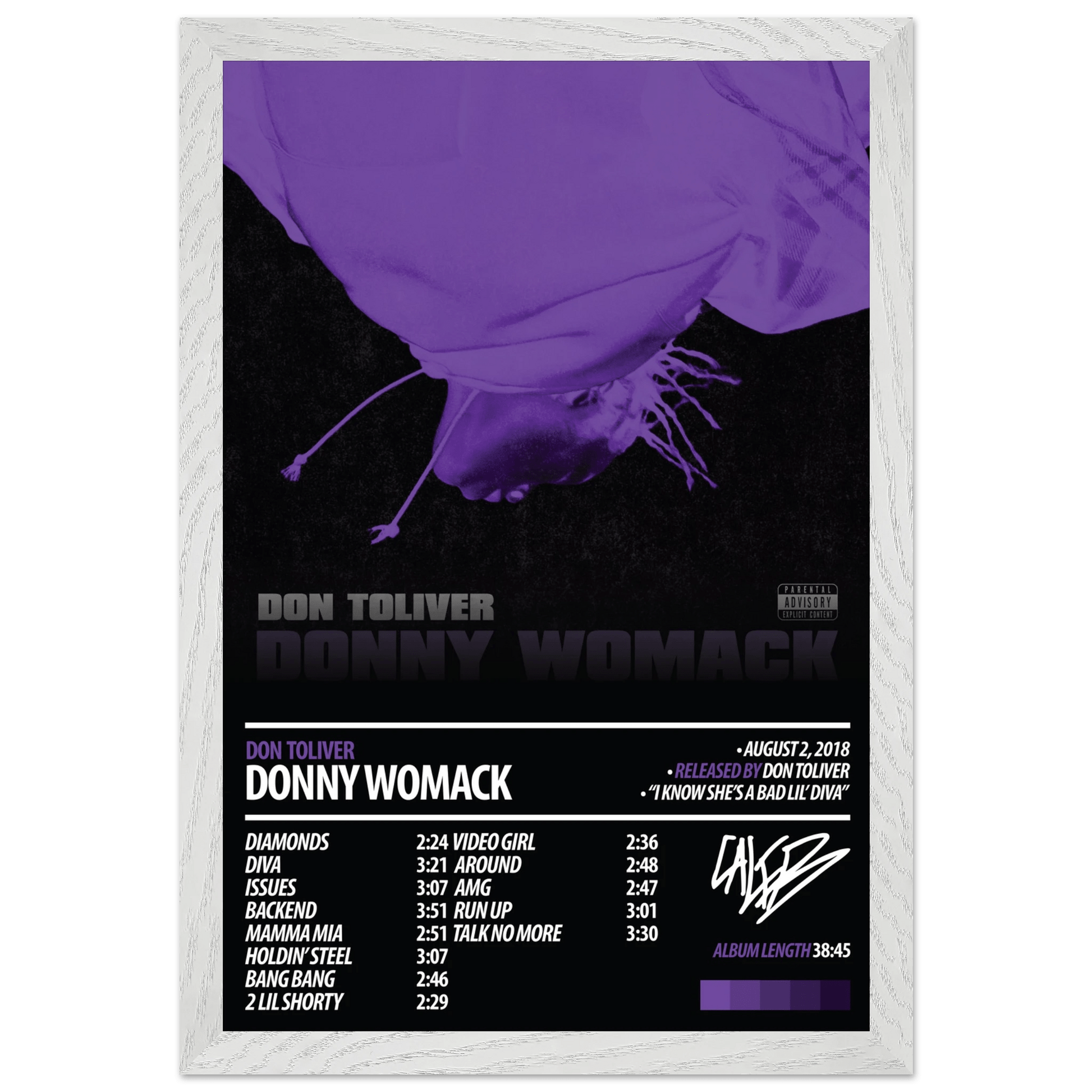 DON TOLIVER Album Poster | Donny Womack - ChordPrints