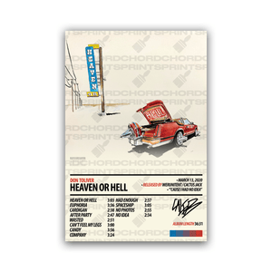 DON TOLIVER Album Poster | Heaven Or Hell - ChordPrints