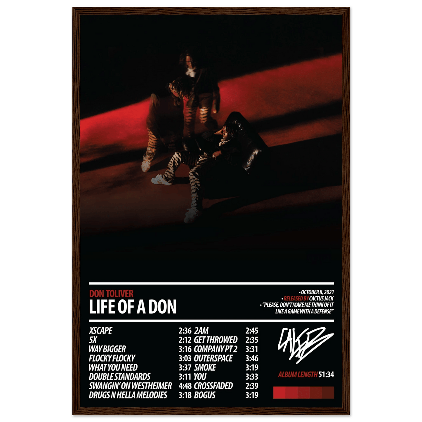 DON TOLIVER Album Poster | Life of a DON - ChordPrints