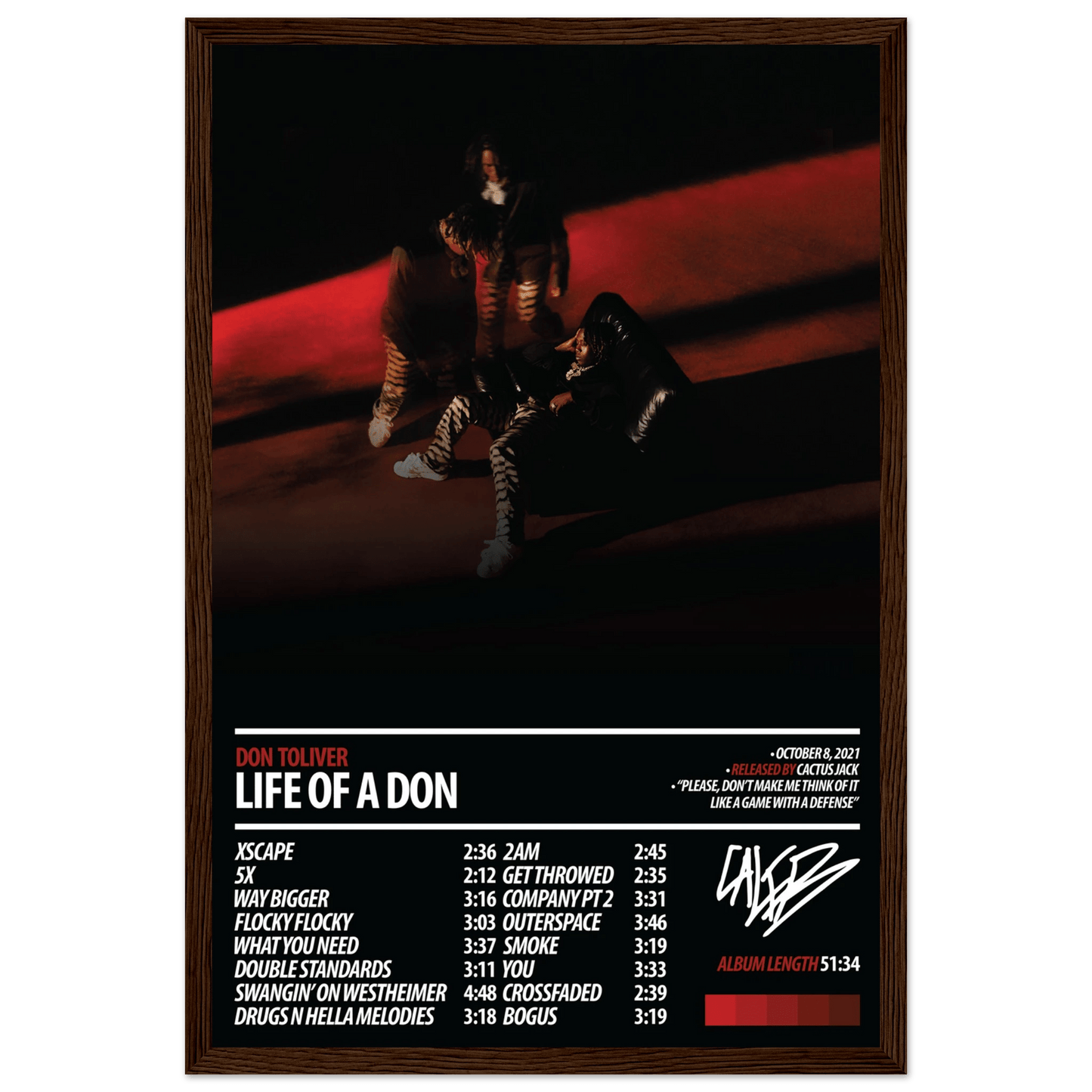 DON TOLIVER Album Poster | Life of a DON - ChordPrints