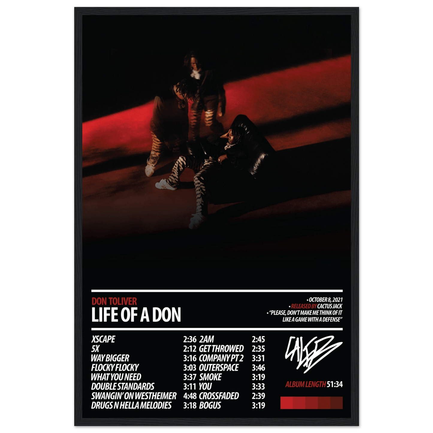 DON TOLIVER Album Poster | Life of a DON - ChordPrints