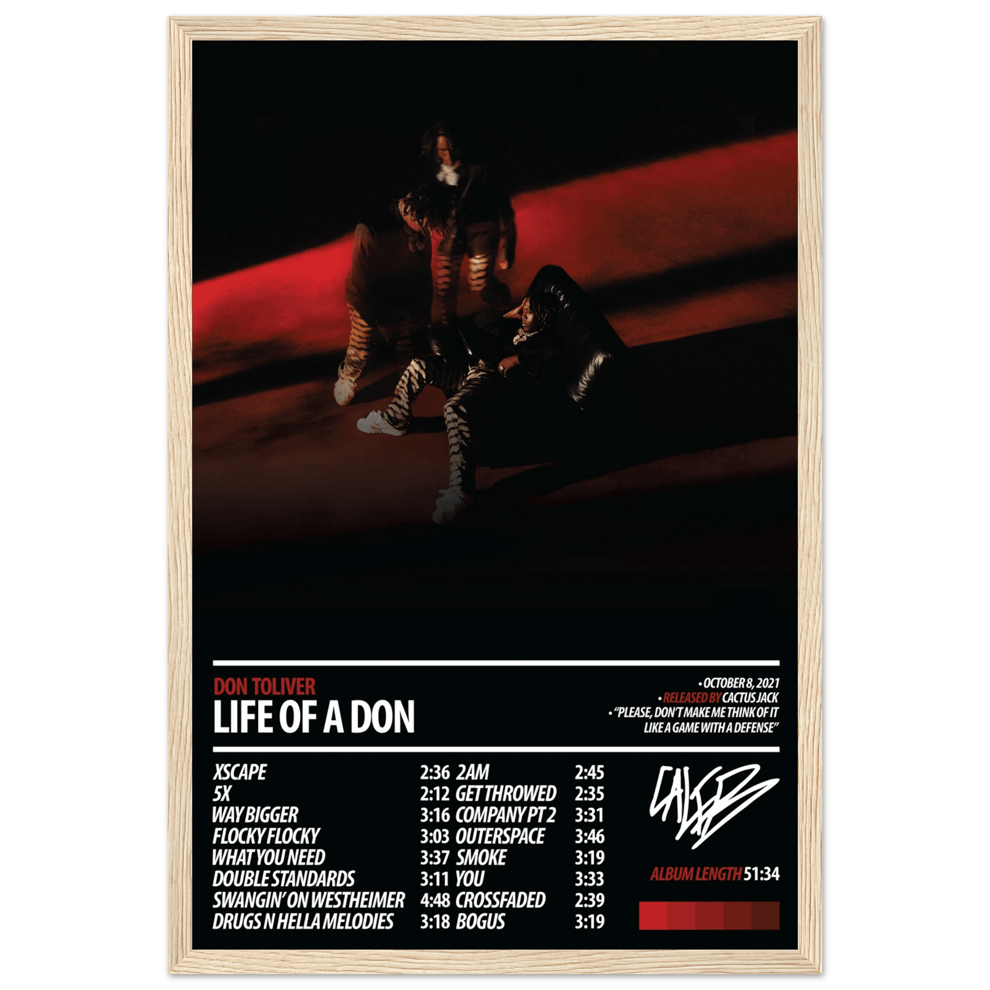 DON TOLIVER Album Poster | Life of a DON - ChordPrints