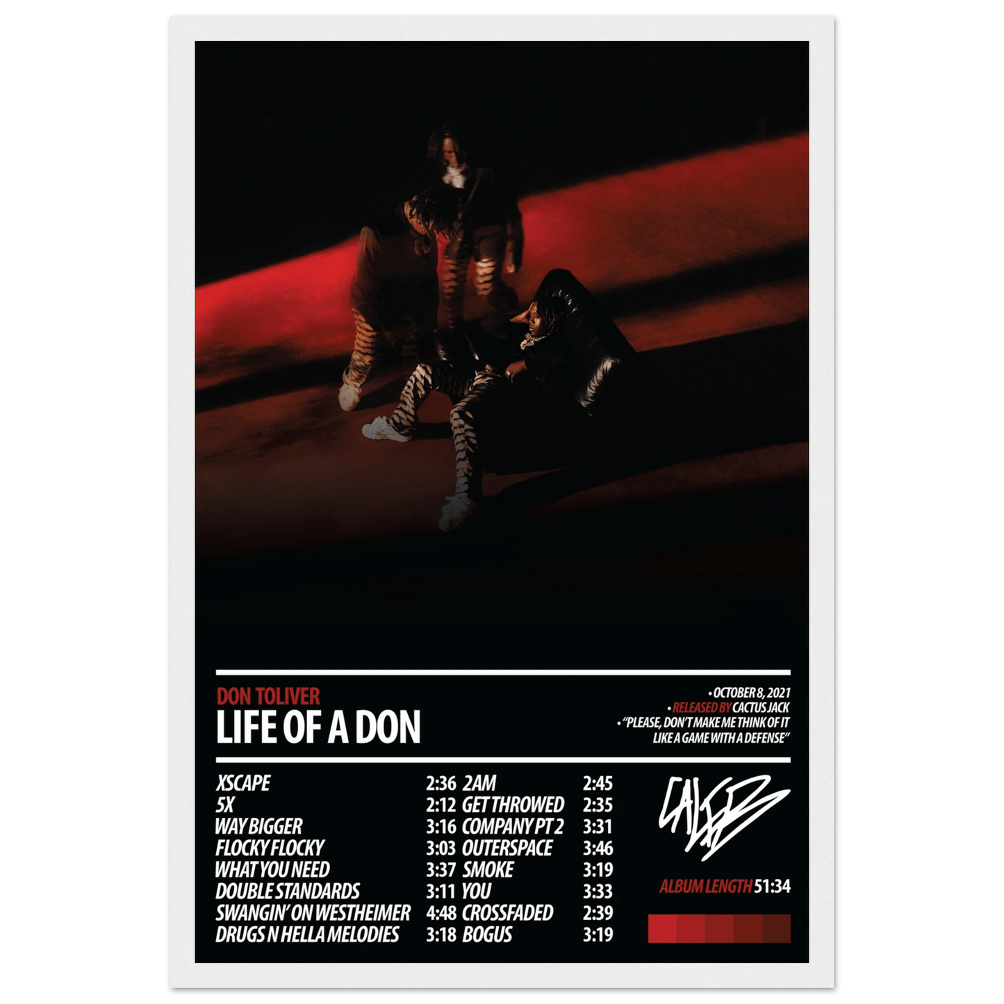 DON TOLIVER Album Poster | Life of a DON - ChordPrints