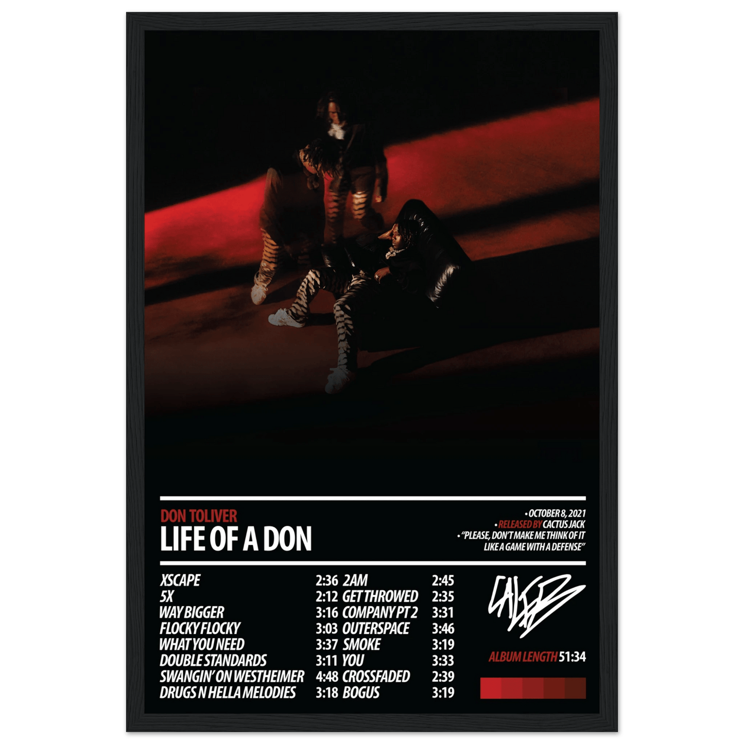 DON TOLIVER Album Poster | Life of a DON - ChordPrints