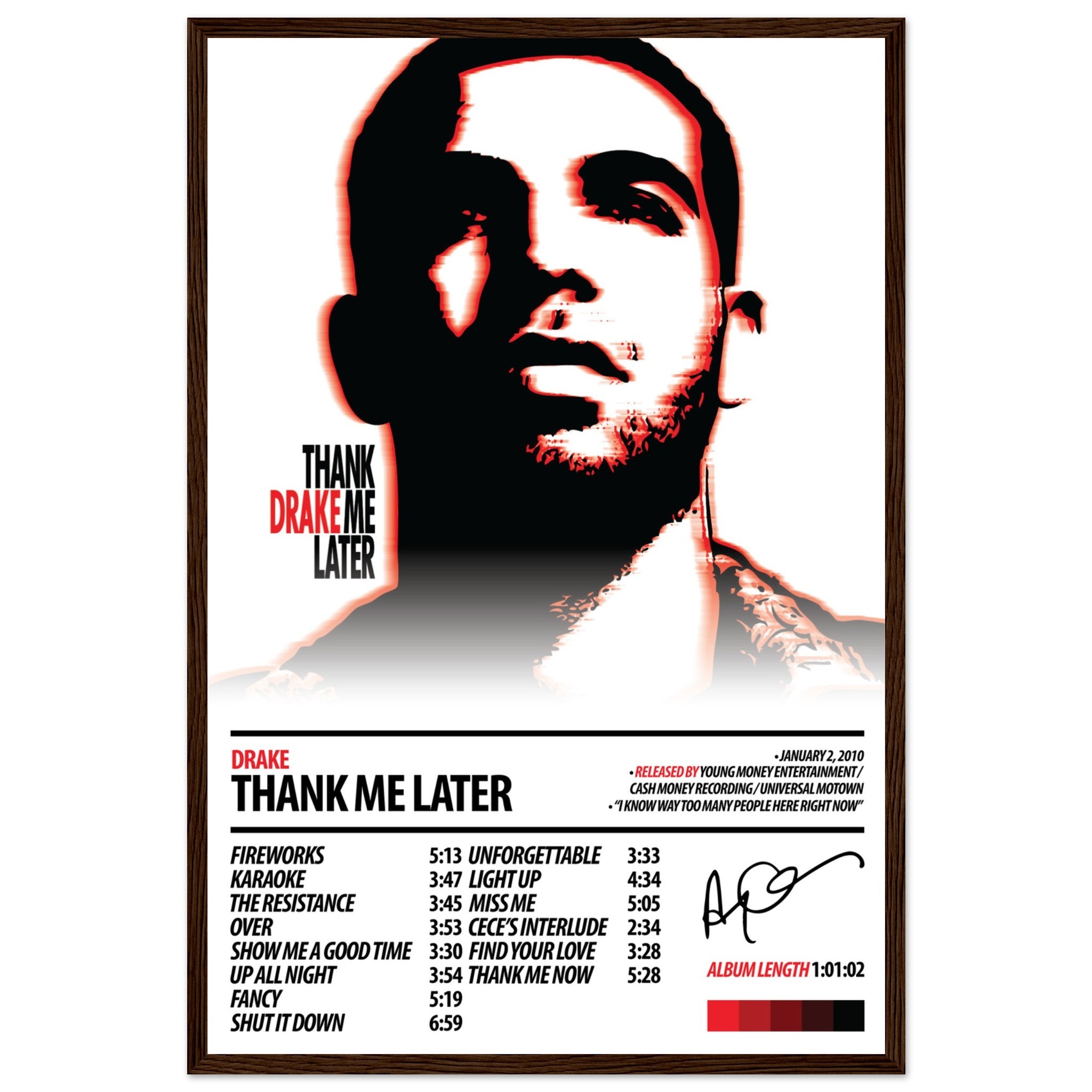 Drake – Thank Me Later – 2 x Vinyl (LP, Album, Reissue