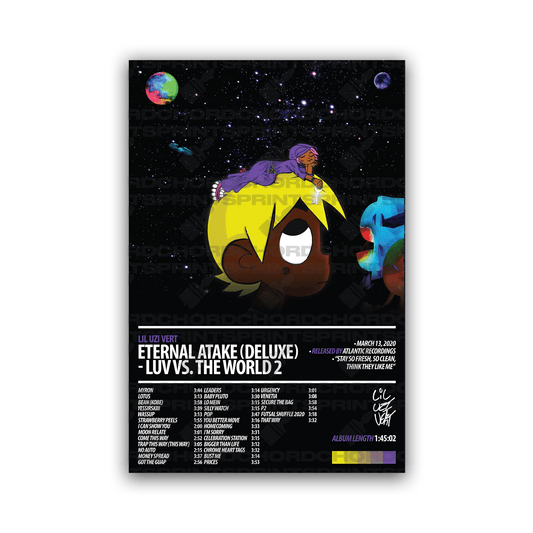 LIL UZI VERT Album Poster | Eternal Atake (Deluxe) - LUV VS. The World 2