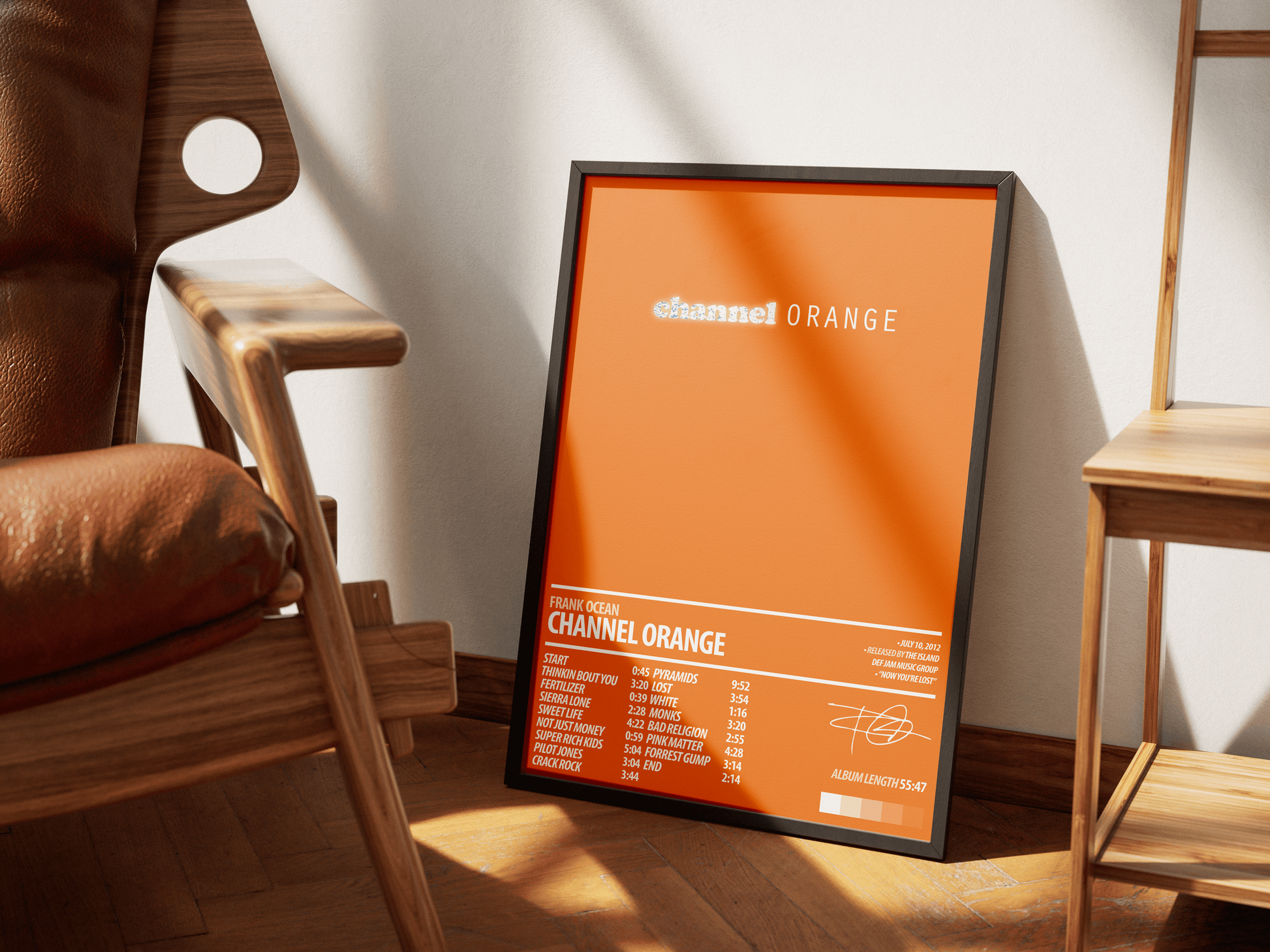 Frank Ocean Album Poster | Channel Orange – ChordPrints Frank Ocean Album Poster | Channel Orange – ChordPrints