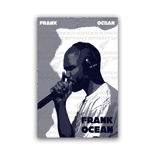 FRANK OCEAN Radial Lines Poster - ChordPrints