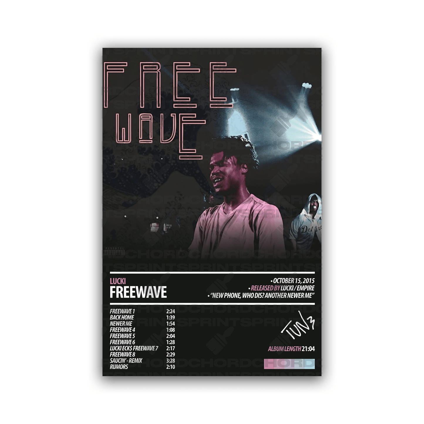 LUCKI Album Poster | Freewave