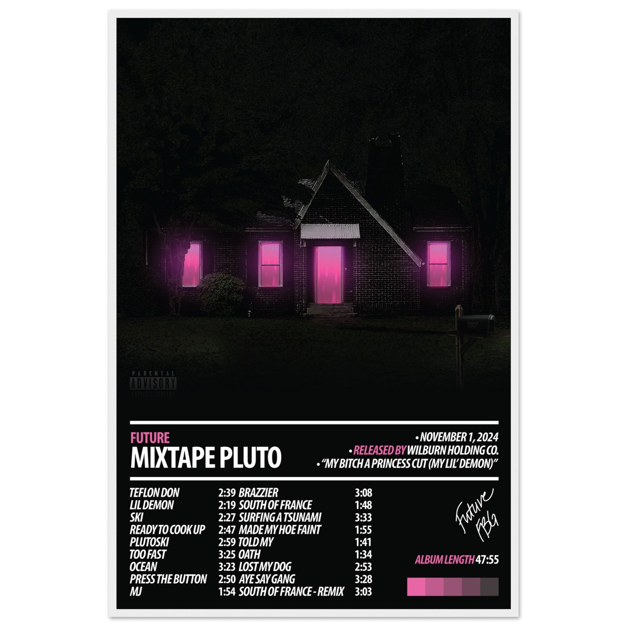 FUTURE Album Poster | MIXTAPE PLUTO – ChordPrints