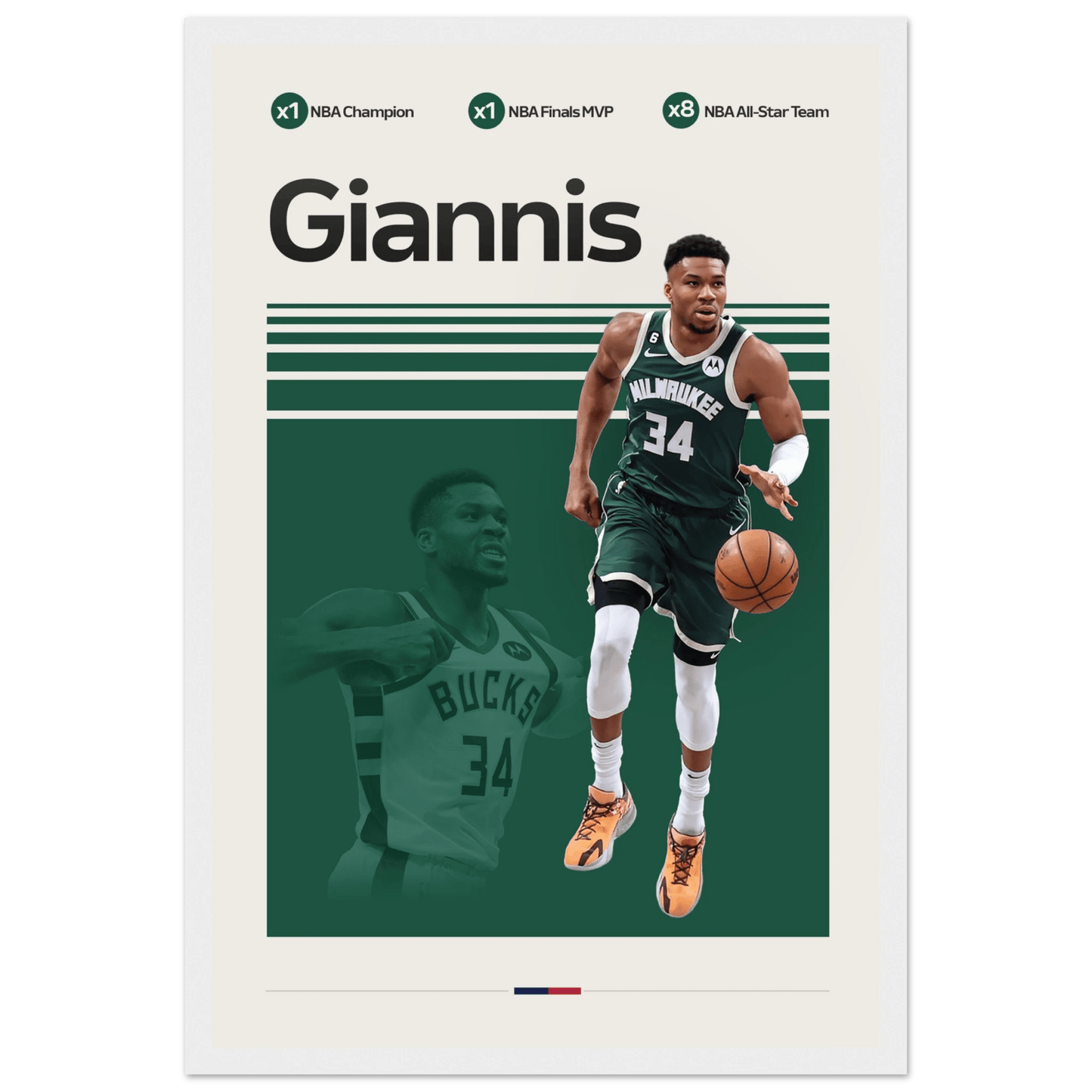 GIANNIS ANTETOKOUNMPO | BASKETBALL POSTER - ChordPrints