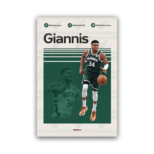GIANNIS ANTETOKOUNMPO | BASKETBALL POSTER - ChordPrints