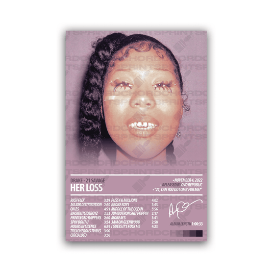 DRAKE Album Poster | Her Loss