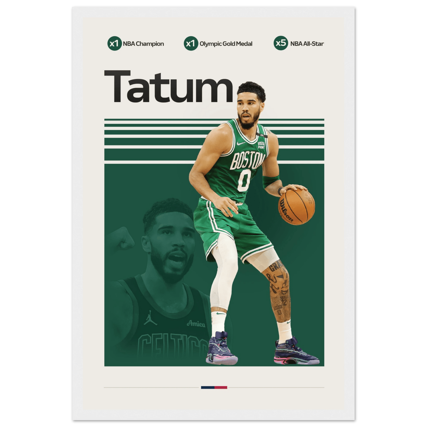 JASON TATUM | BASKETBALL POSTER - ChordPrints