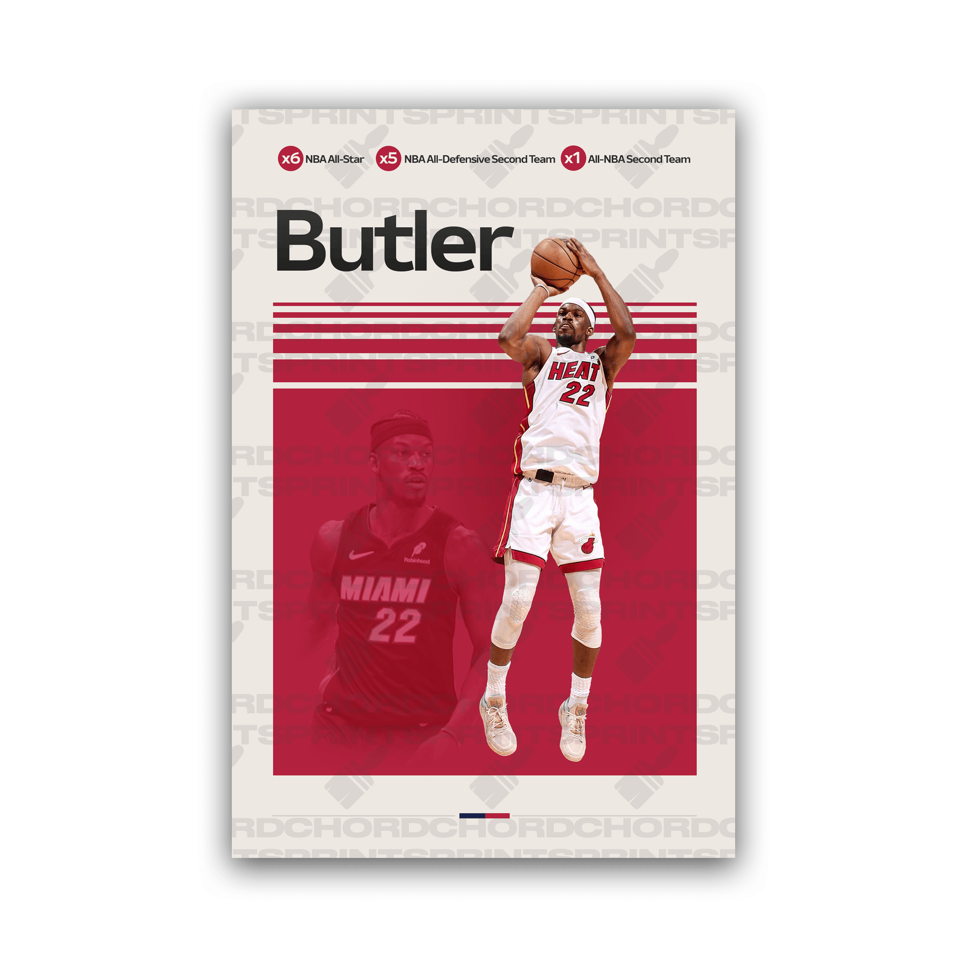 JIMMY BUTLER | BASKETBALL POSTER - ChordPrints