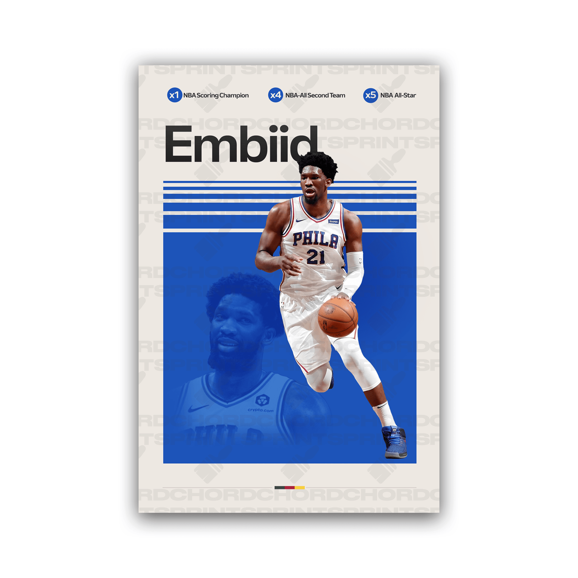 JOEL EMBIID | BASKETBALL POSTER - ChordPrints