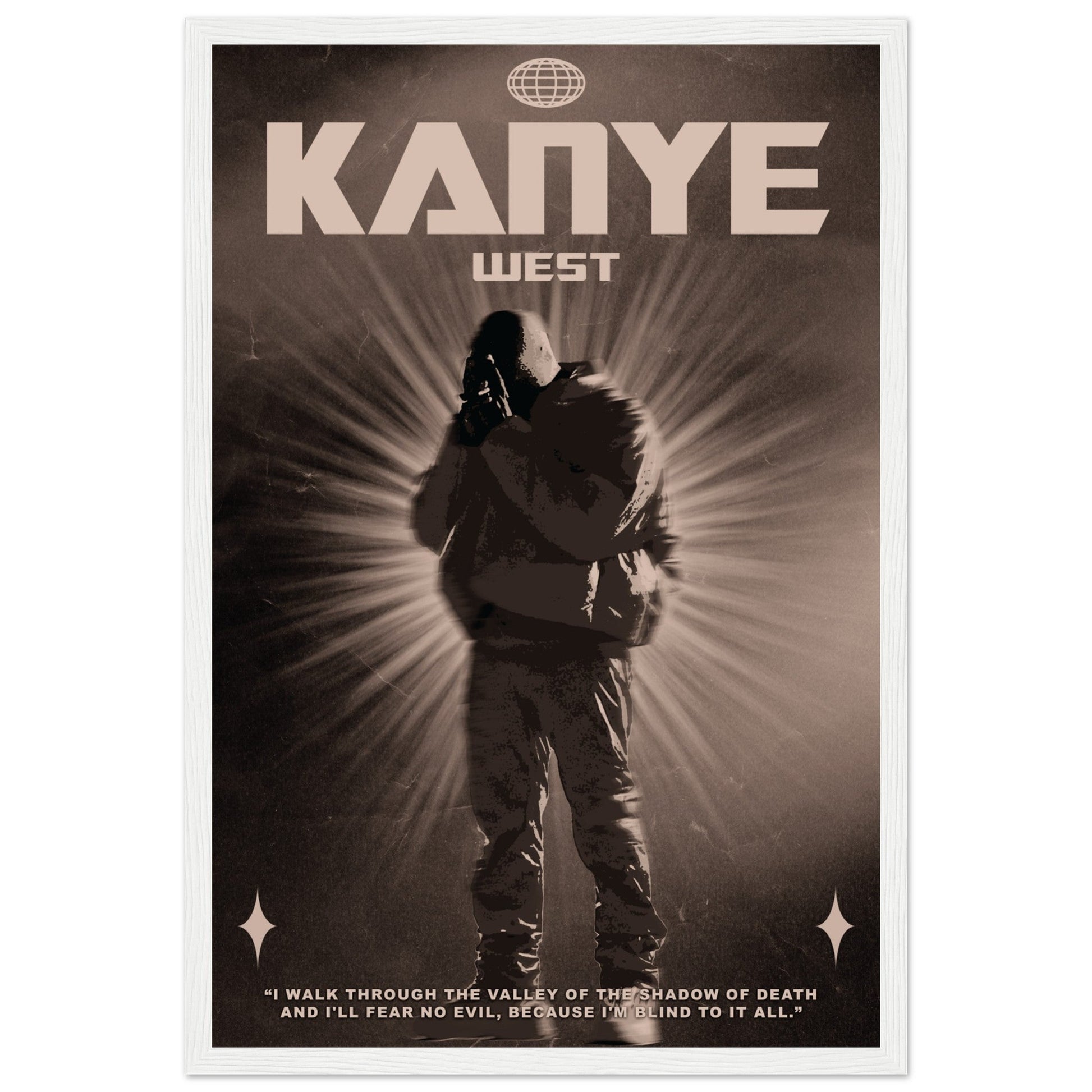 KANYE WEST AURA Poster V1 - ChordPrints