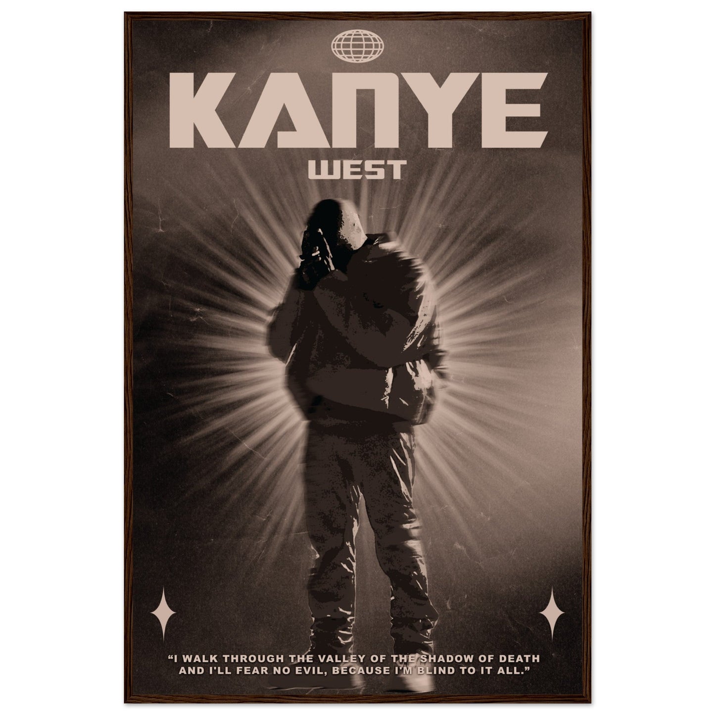 KANYE WEST AURA Poster V1 - ChordPrints