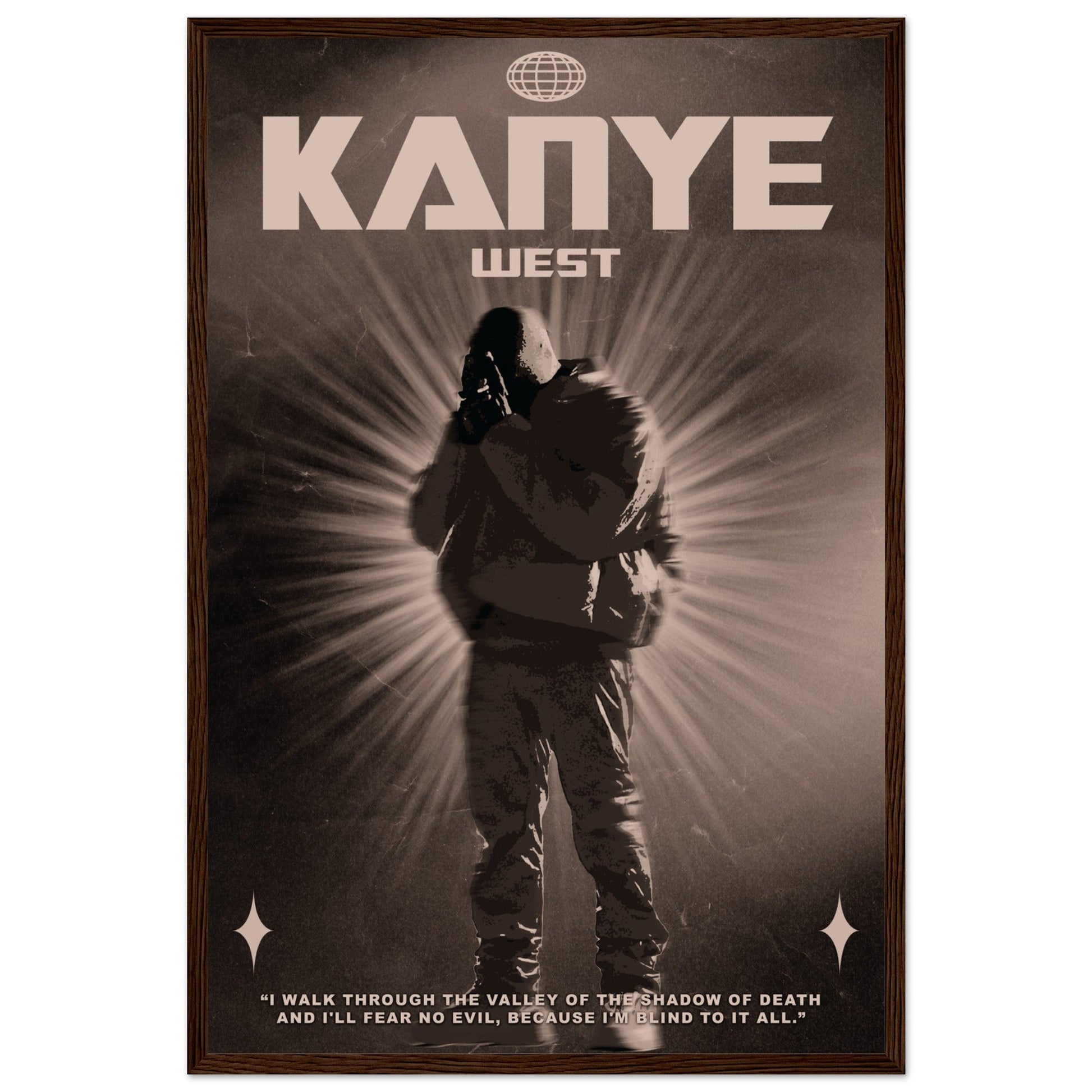 KANYE WEST AURA Poster V1 - ChordPrints