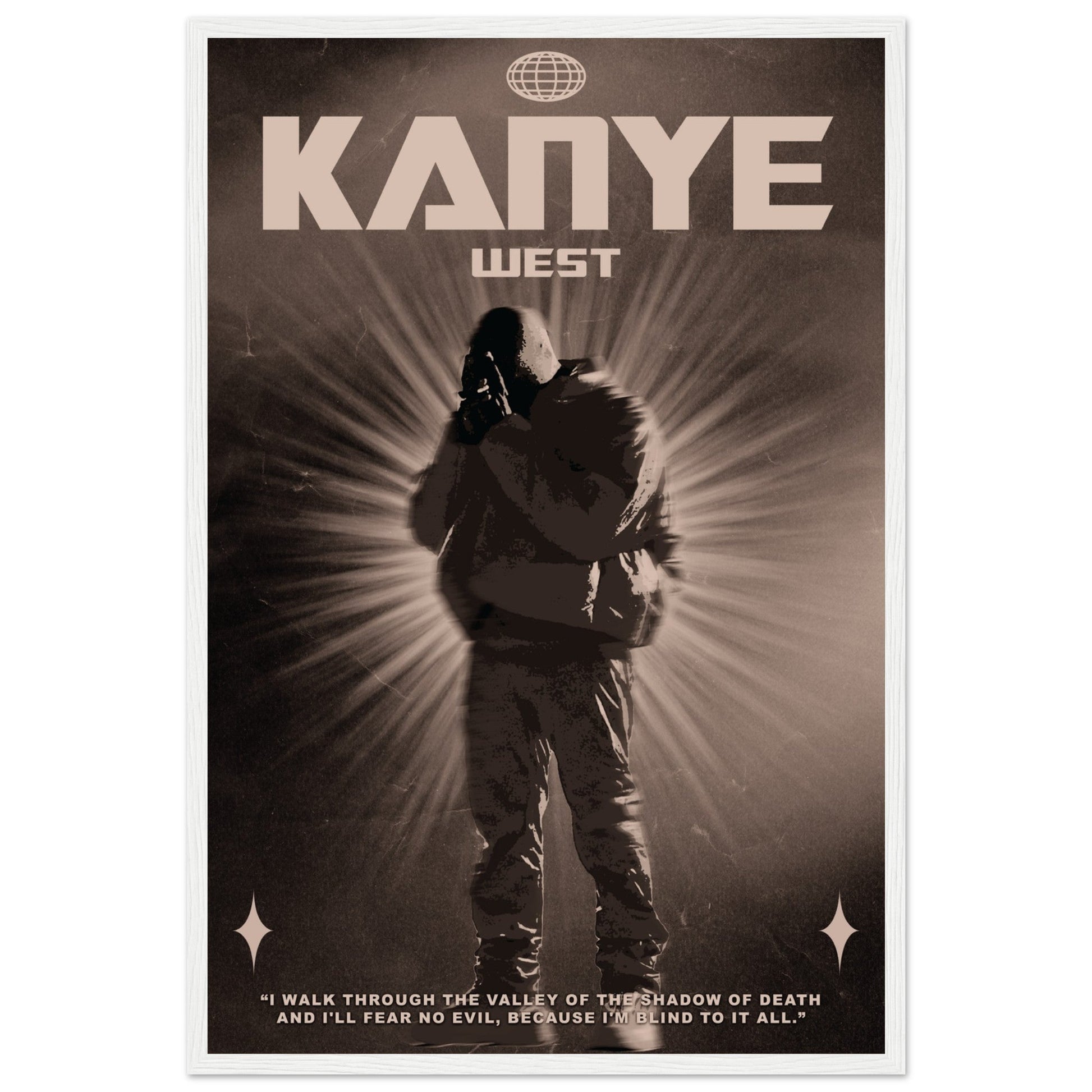 KANYE WEST AURA Poster V1 - ChordPrints