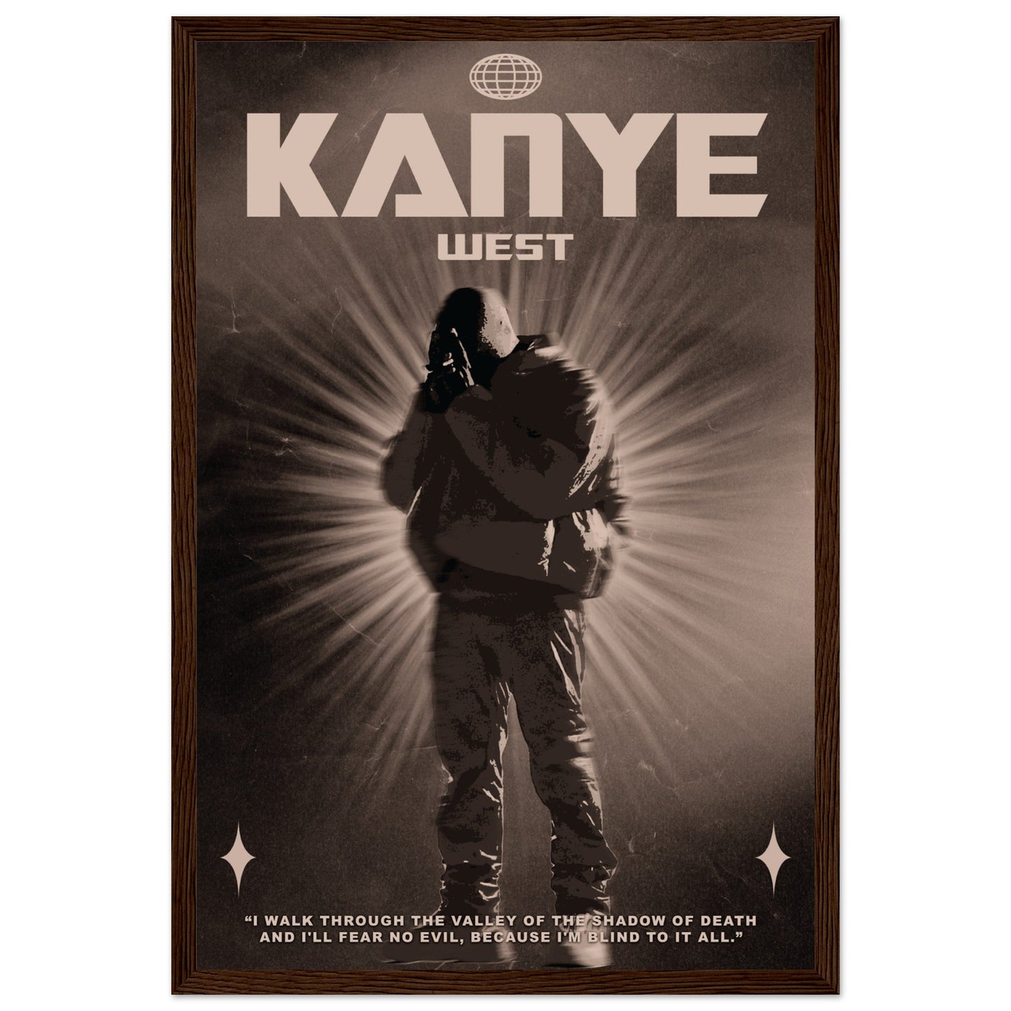 KANYE WEST AURA Poster V1 - ChordPrints