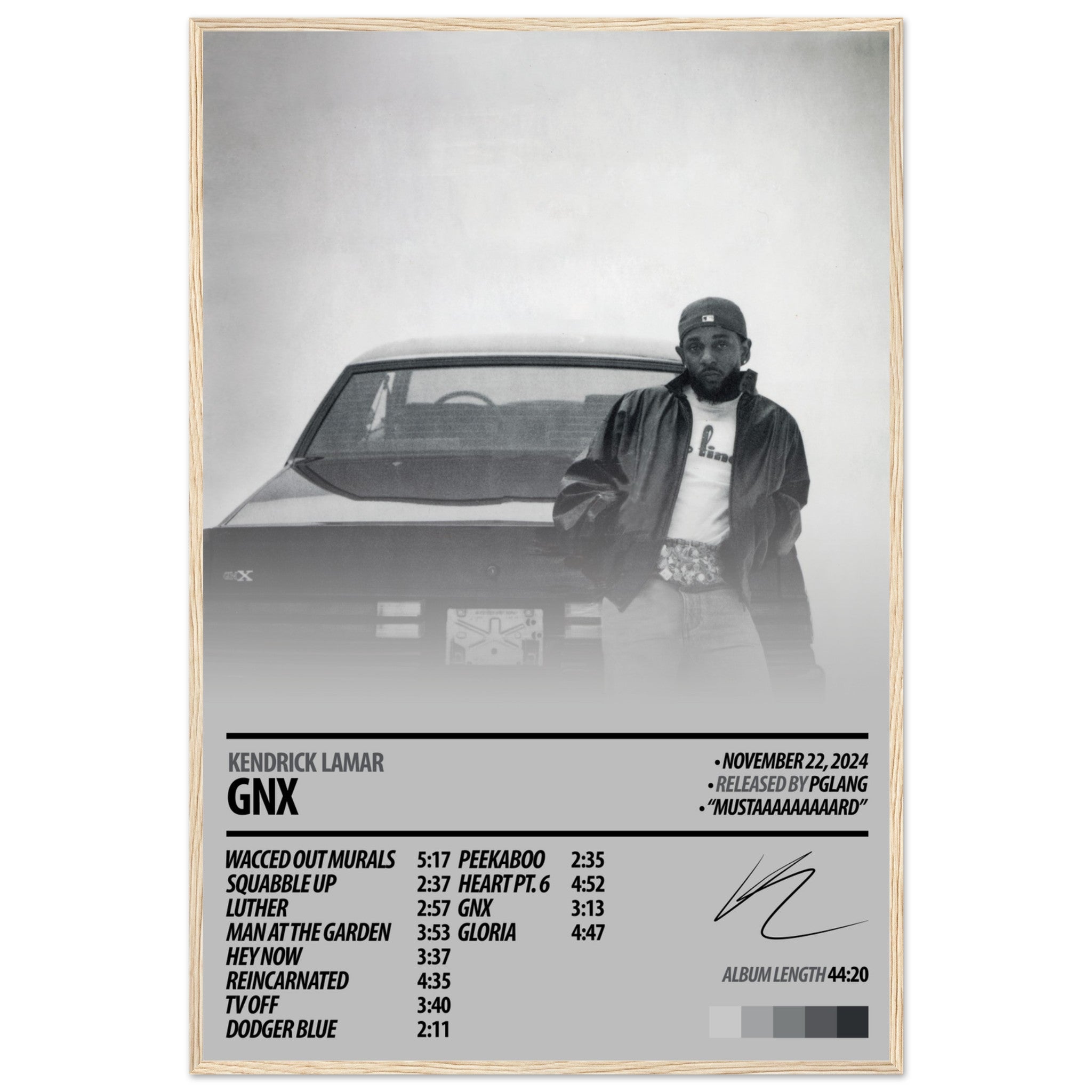 ★a48★さまのページ KENDRICK LAMAR Album Poster | GNX – ChordPrints