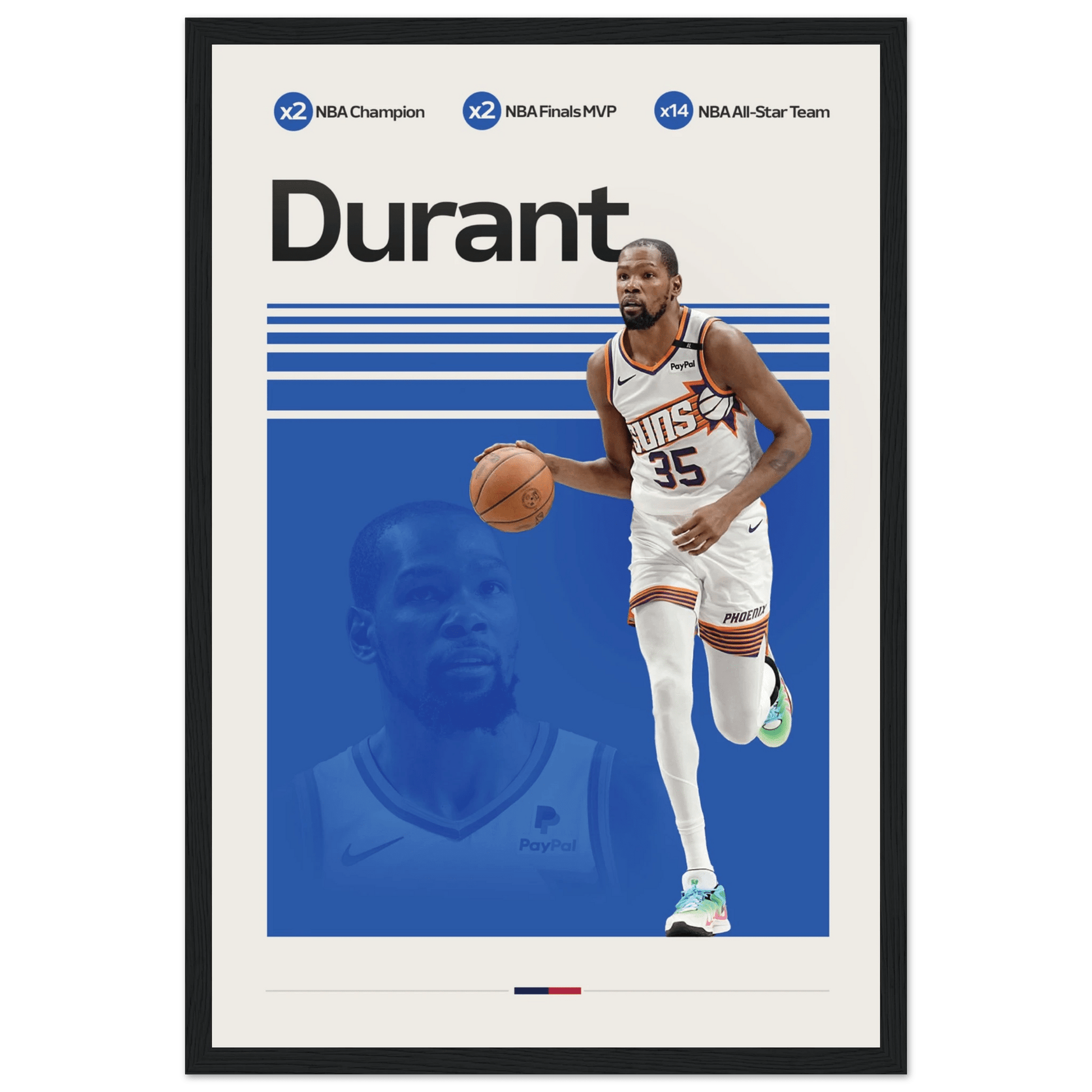 KEVIN DURANT | BASKETBALL POSTER - ChordPrints